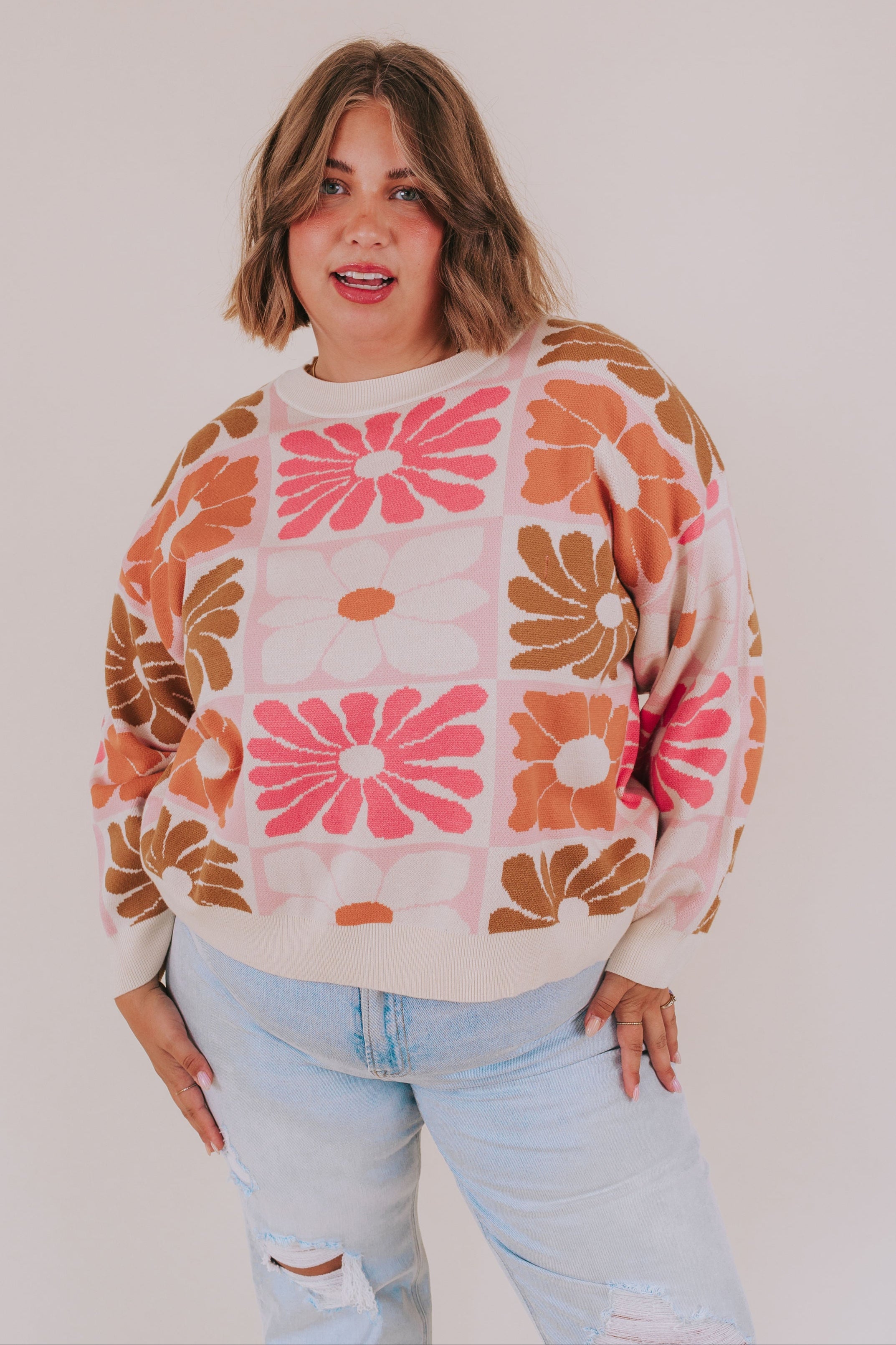 PLUS SIZE - Here For You Sweater