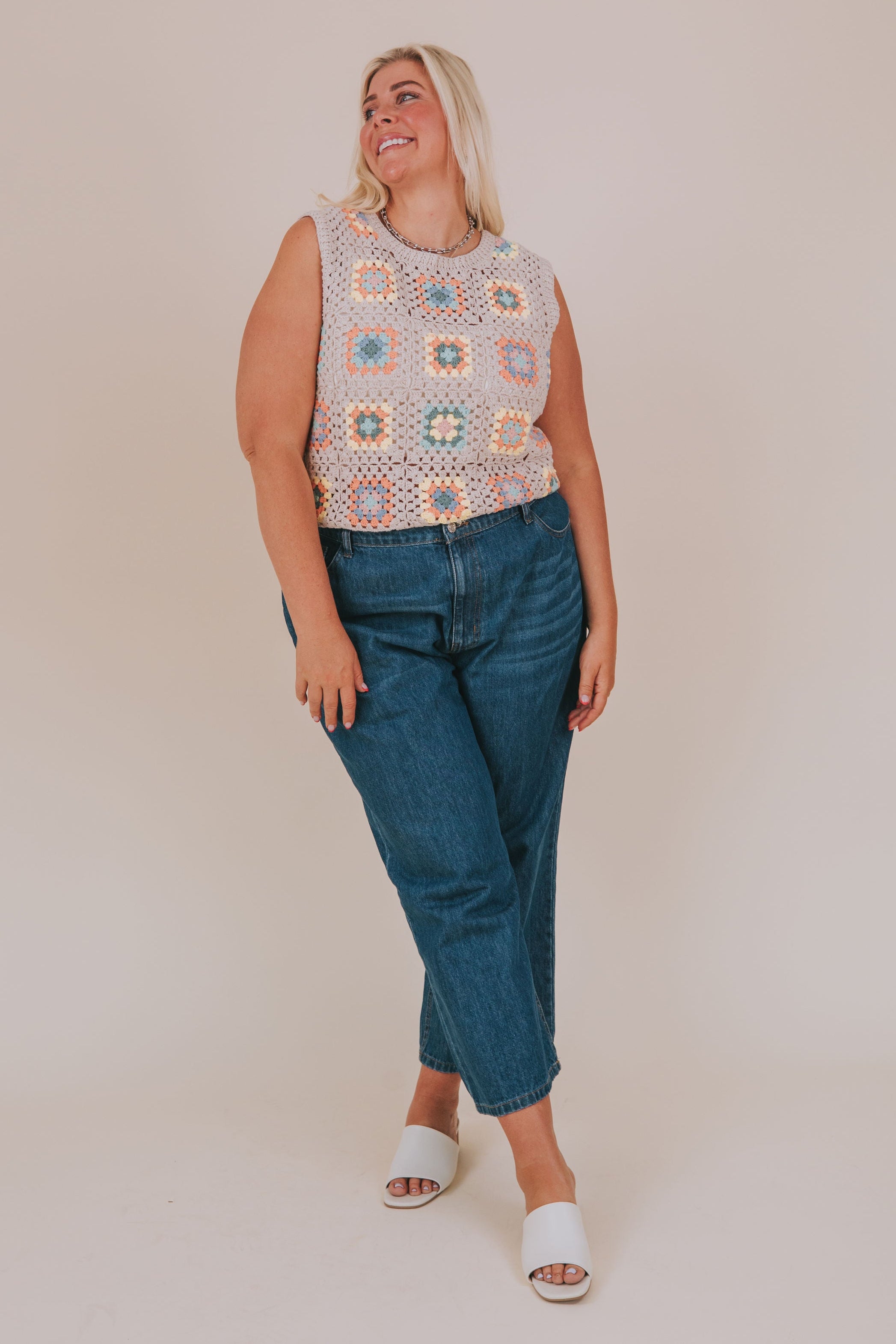 PLUS SIZE - Kaleidoscope-Knit Top