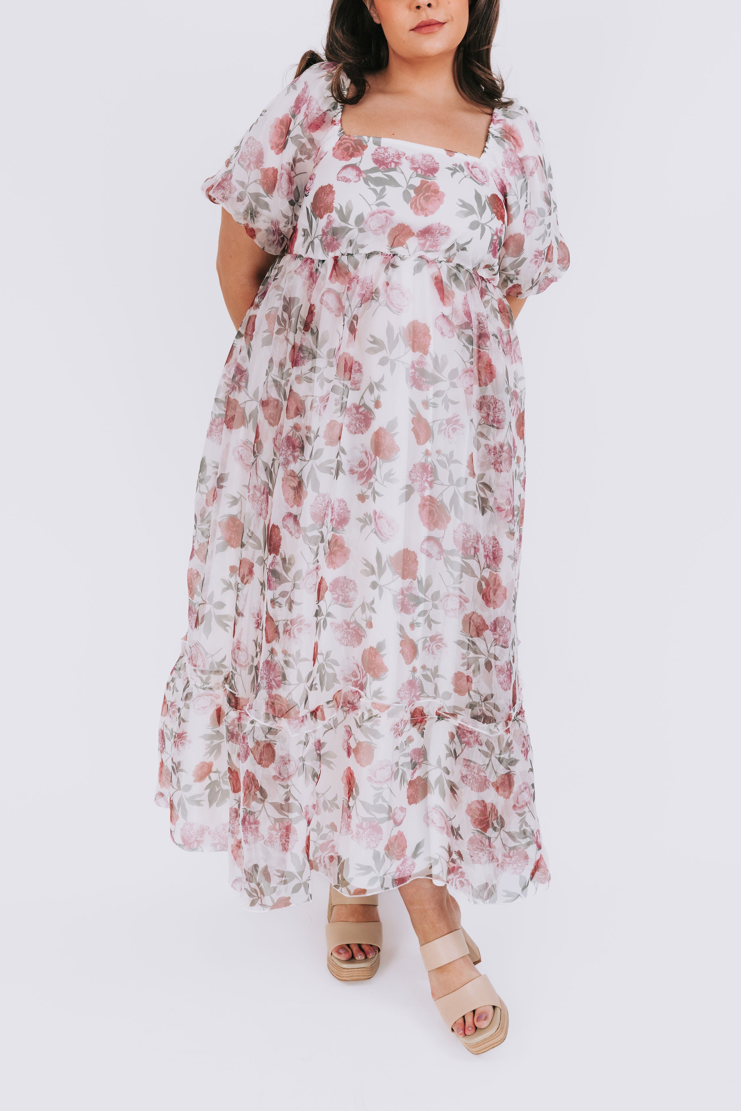 EXCLUSIVE - Ruby Blossom Dress