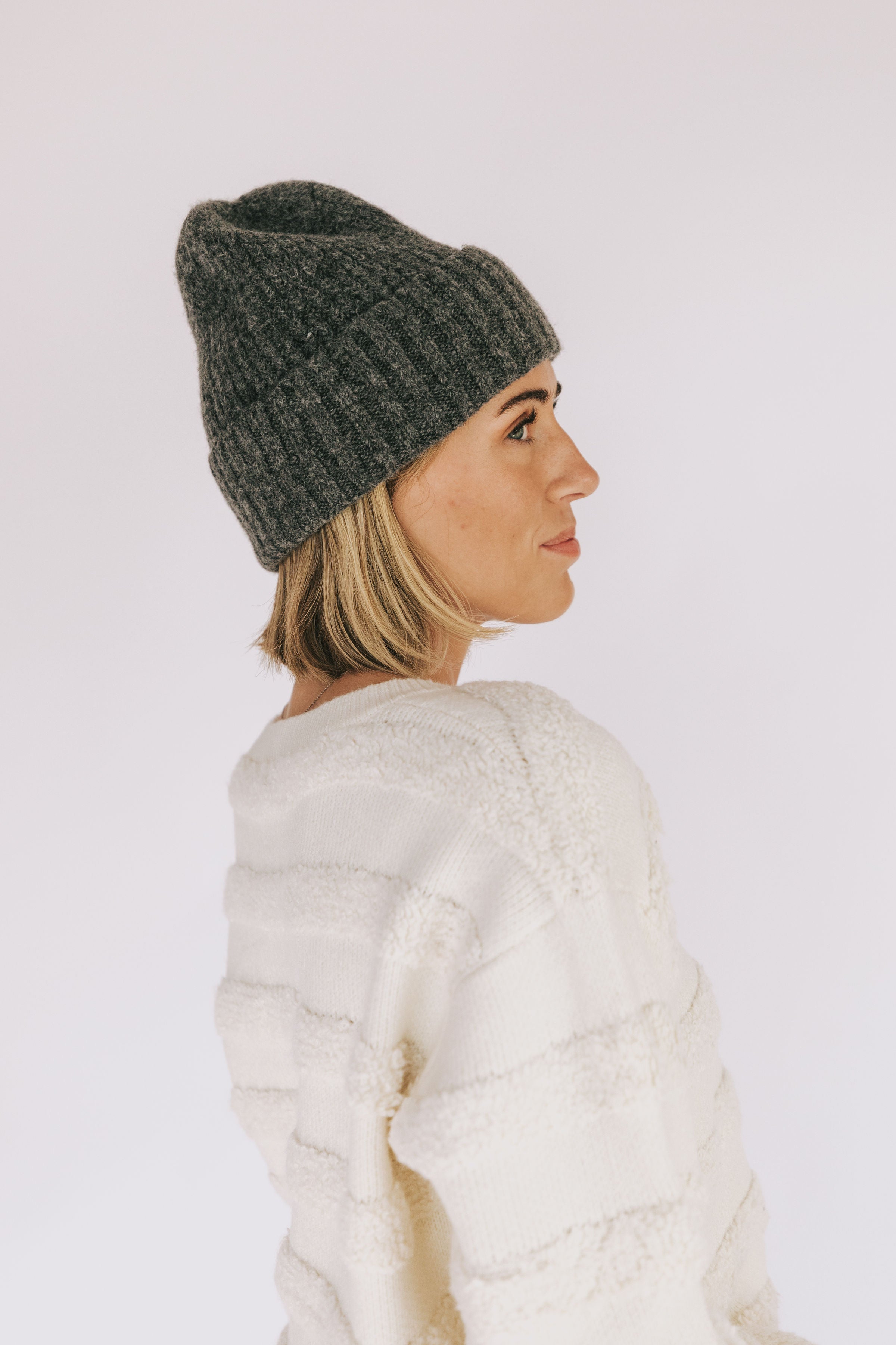 FREE PEOPLE - Winnie Waffle Cuff Beanie - 2 Colors!