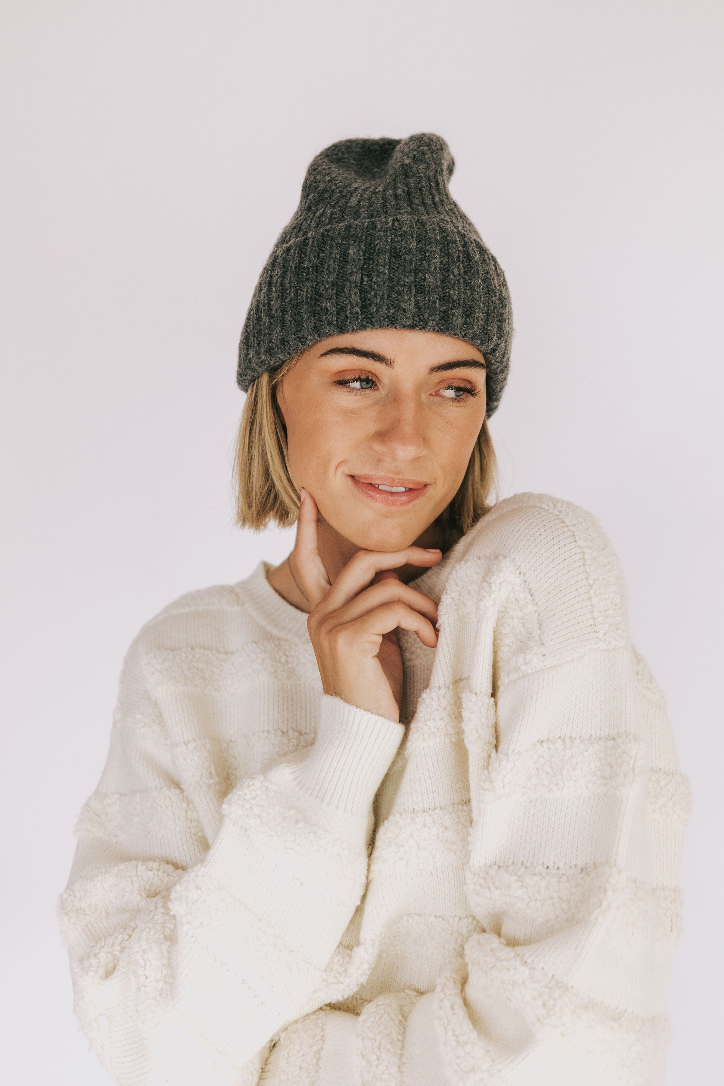 FREE PEOPLE - Winnie Waffle Cuff Beanie - 2 Colors!