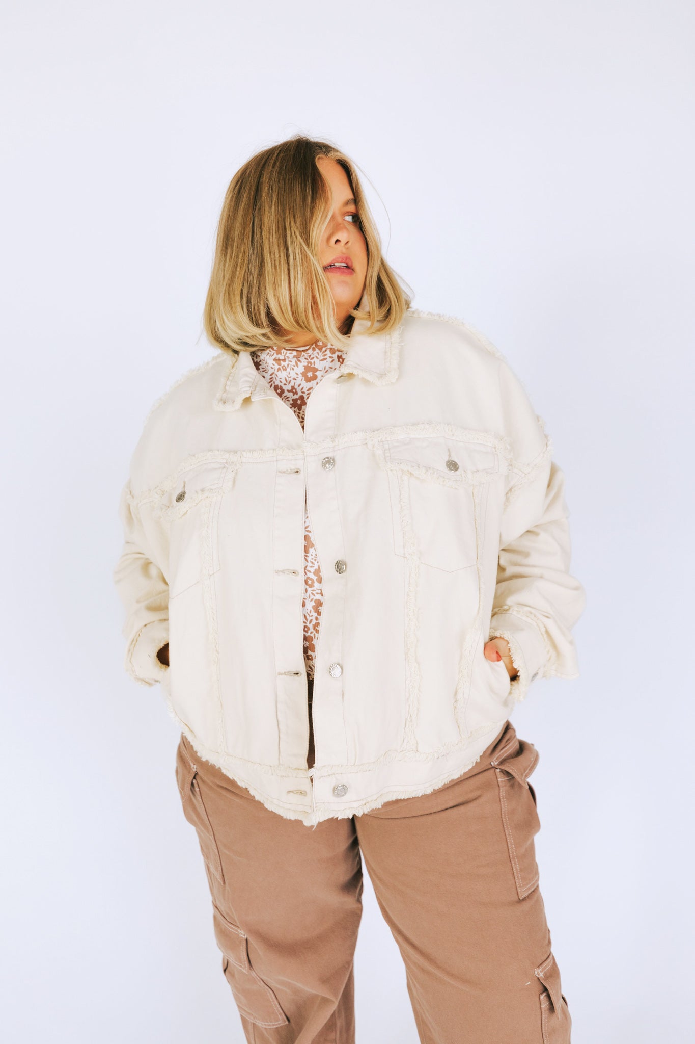 PLUS SIZE - Can't Catch Me Jacket