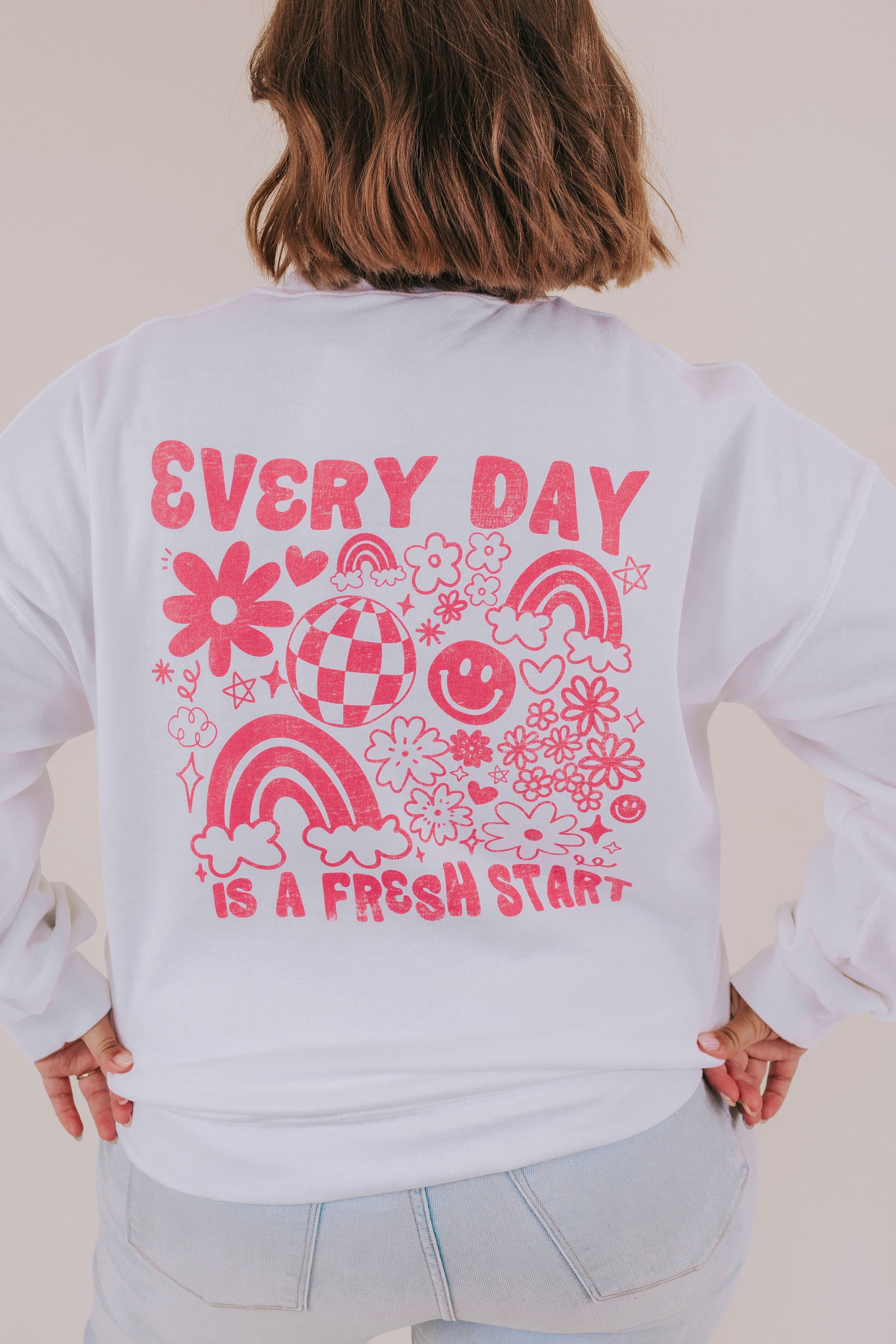 PLUS SIZE - Every Day Is A Fresh Start Pullover