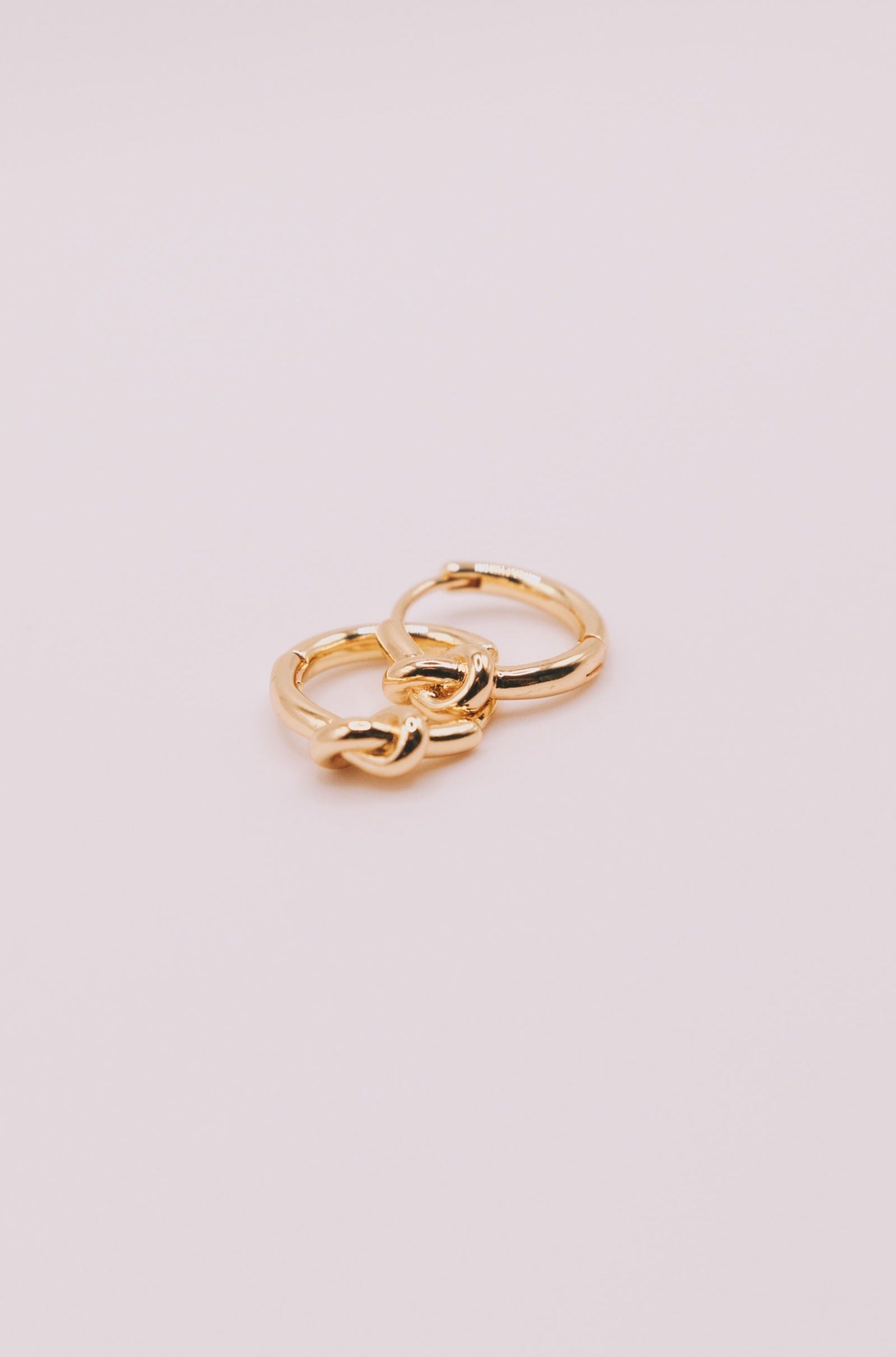 Knot My Type Hoop Earrings