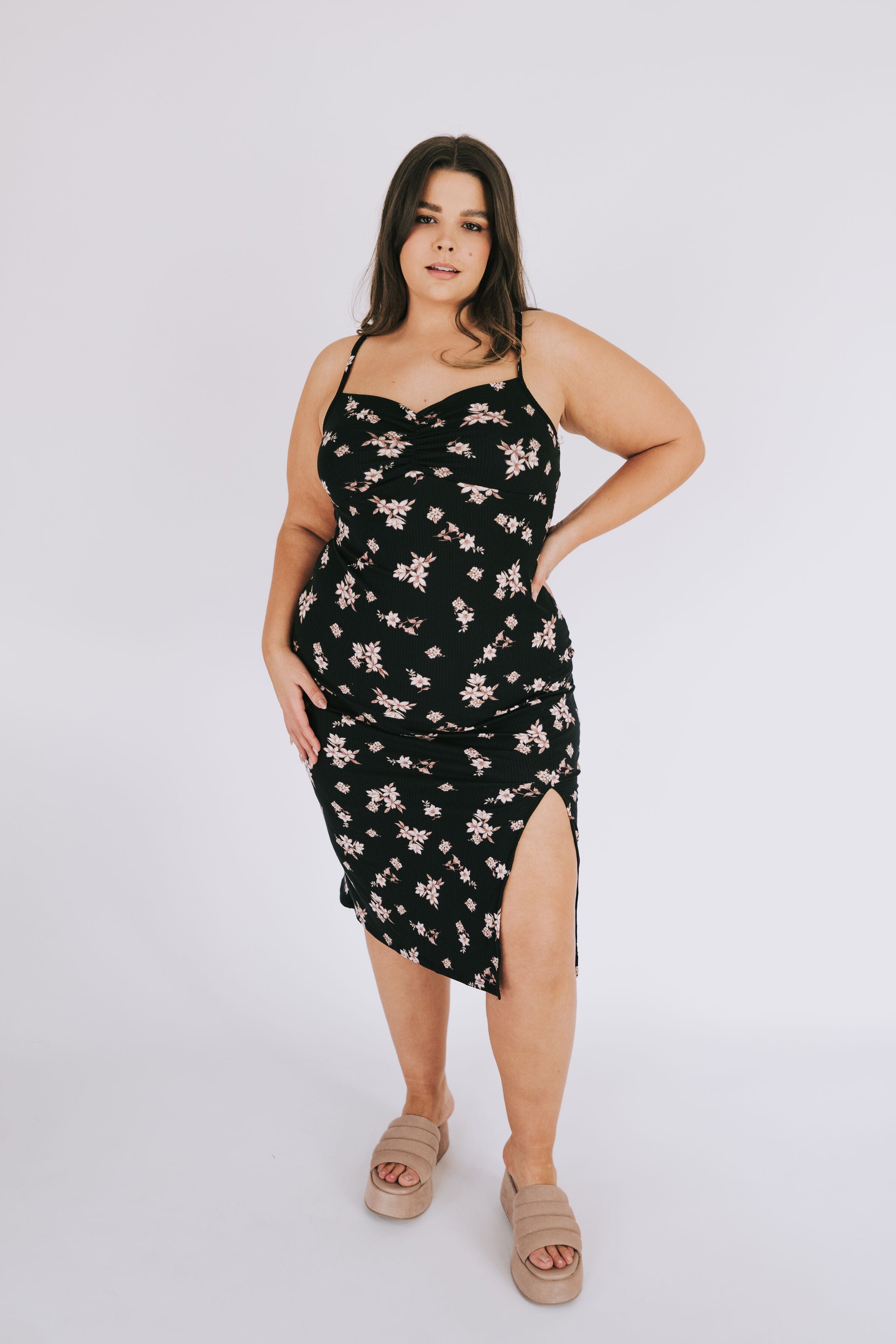 PLUS SIZE - When The Night Is Over Dress