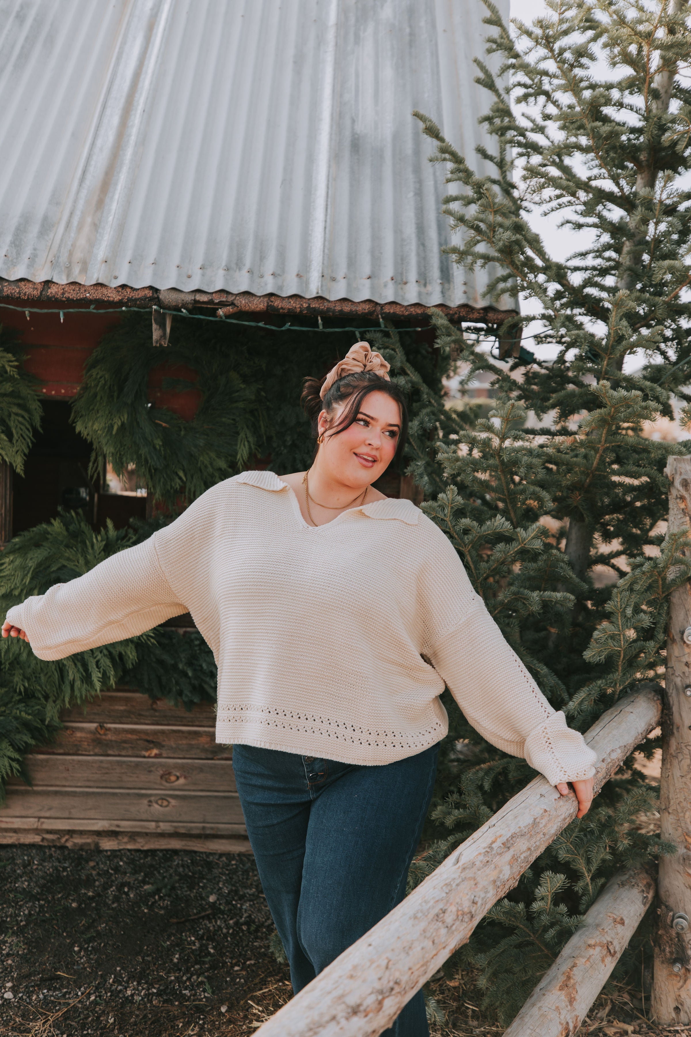PLUS SIZE - By My Side Sweater