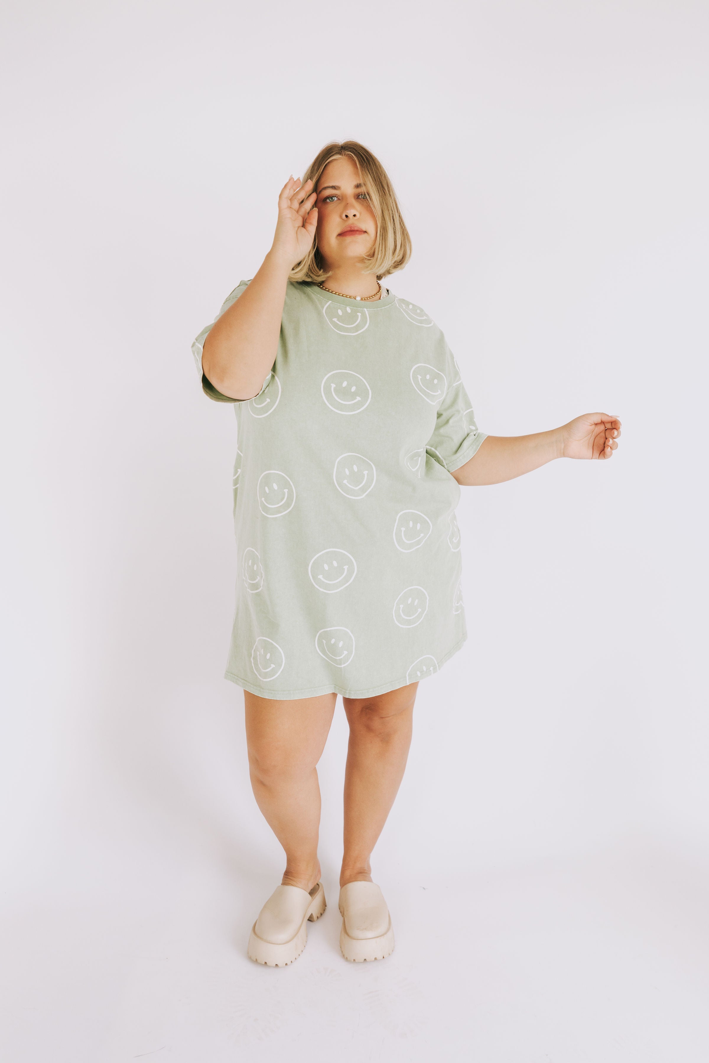 PLUS SIZE - Smile Says It All Dress - New Color!