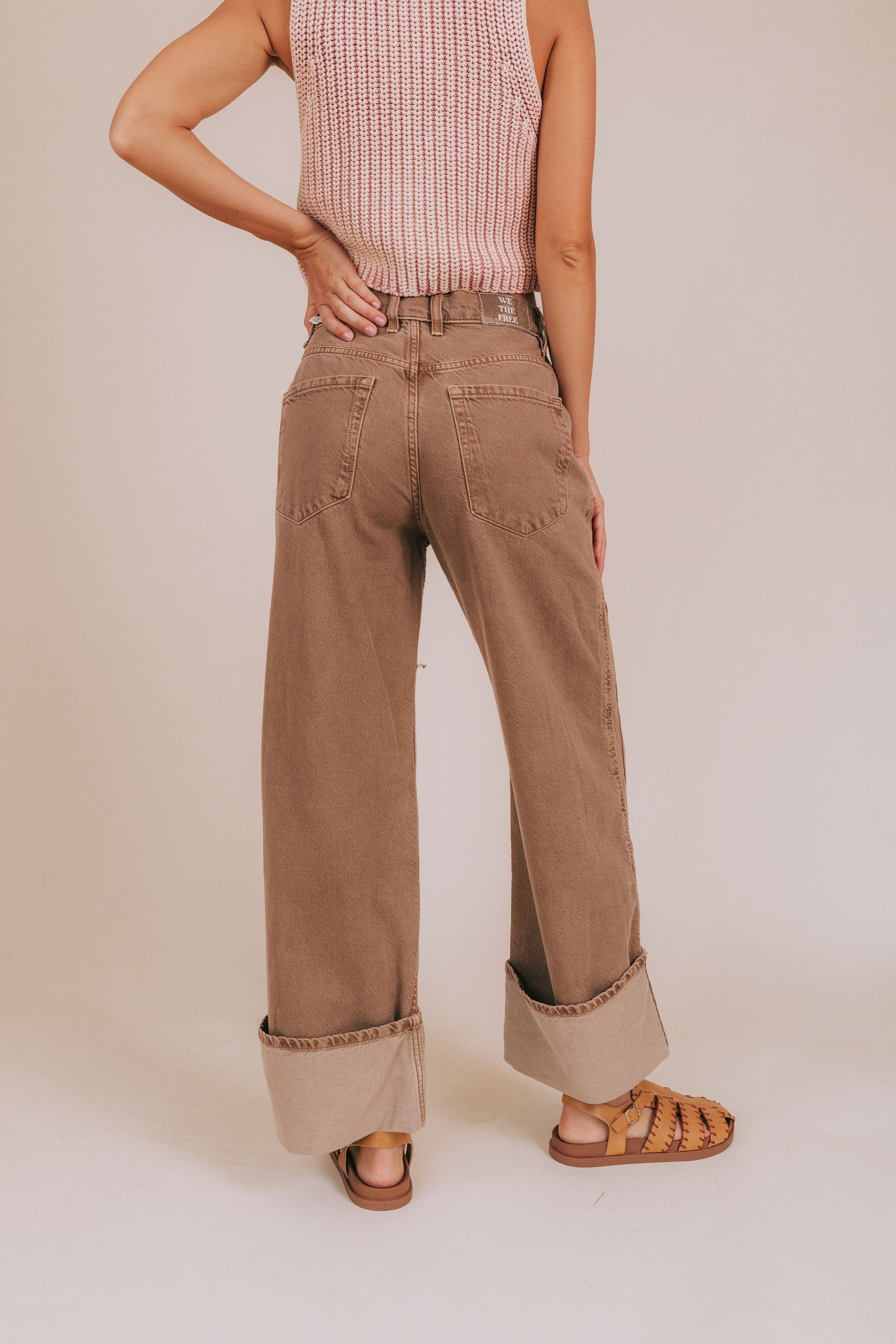 FREE PEOPLE - Final Countdown Mid Rise Pants - 2 Colors!