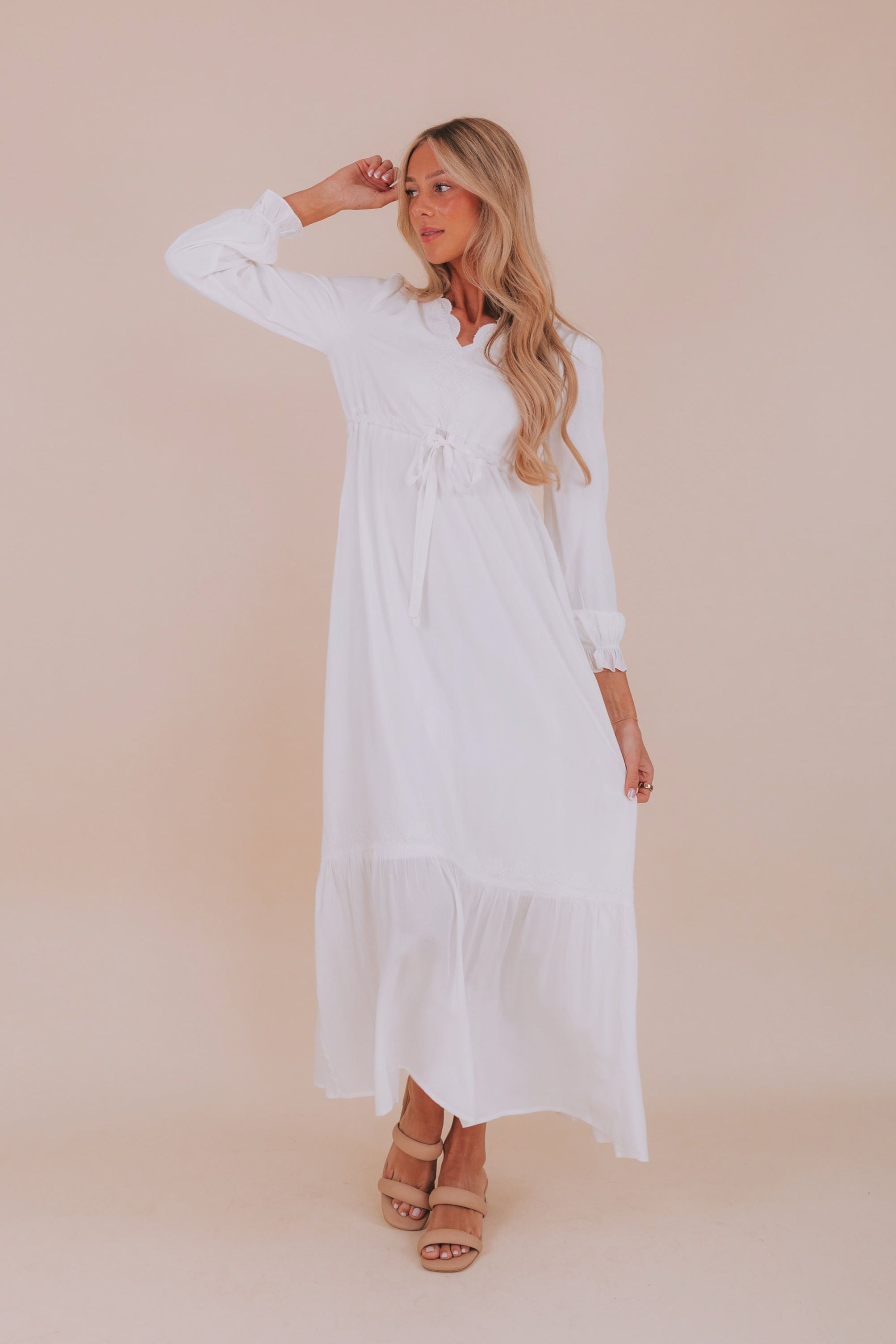 The White: Watson Dress - One Loved Babe Exclusive