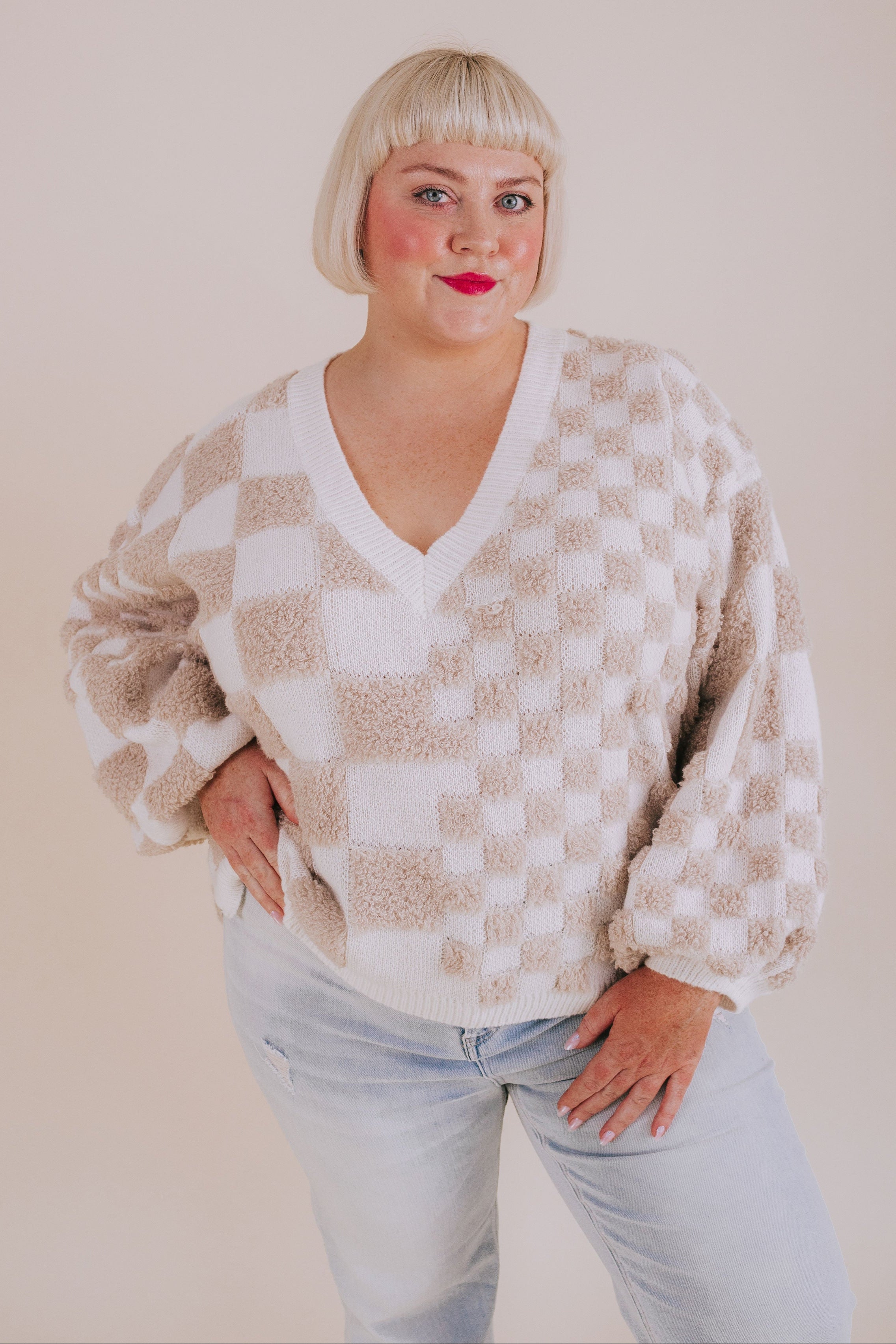 PLUS SIZE - On Cloud Nine Sweater