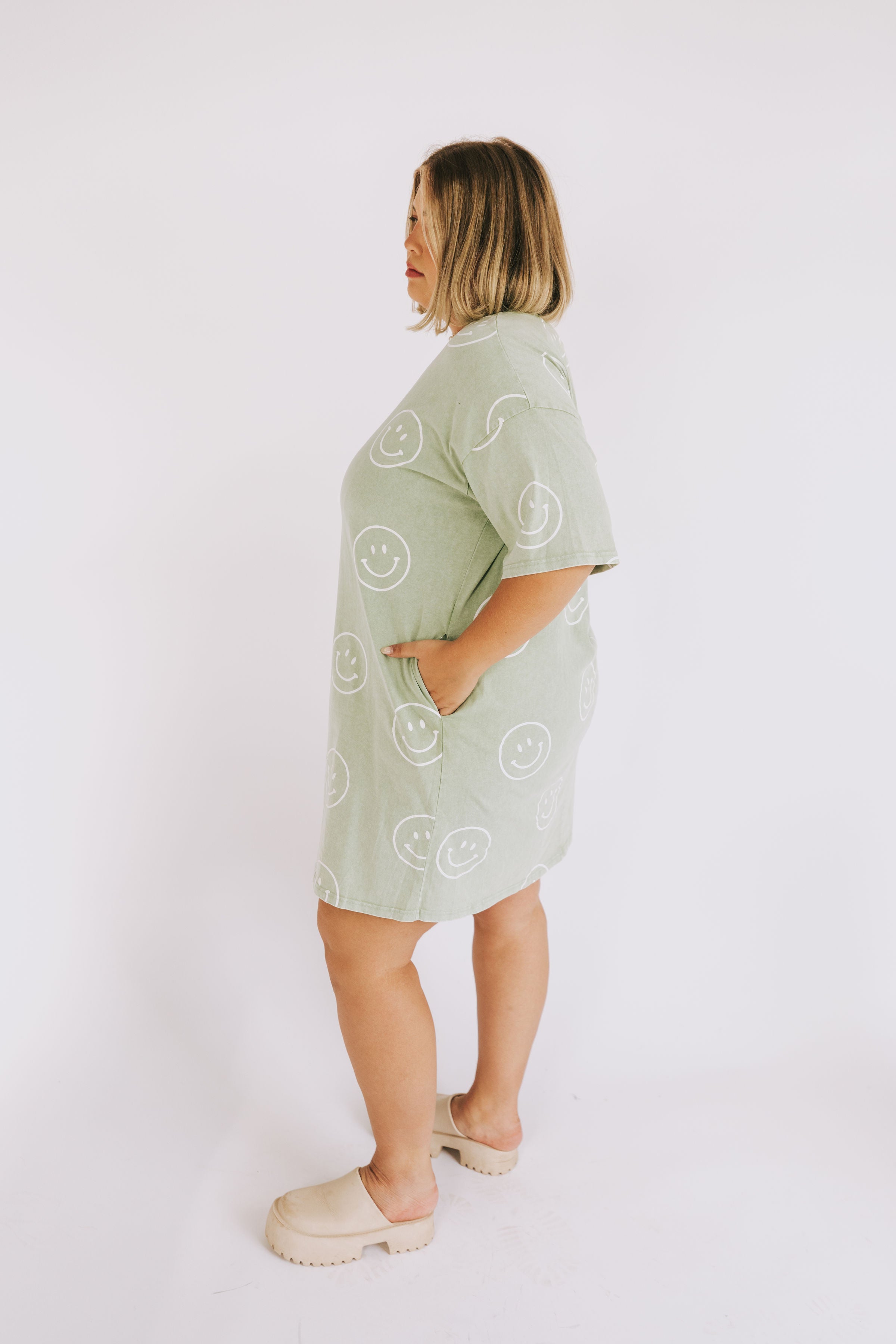 PLUS SIZE - Smile Says It All Dress - New Color!