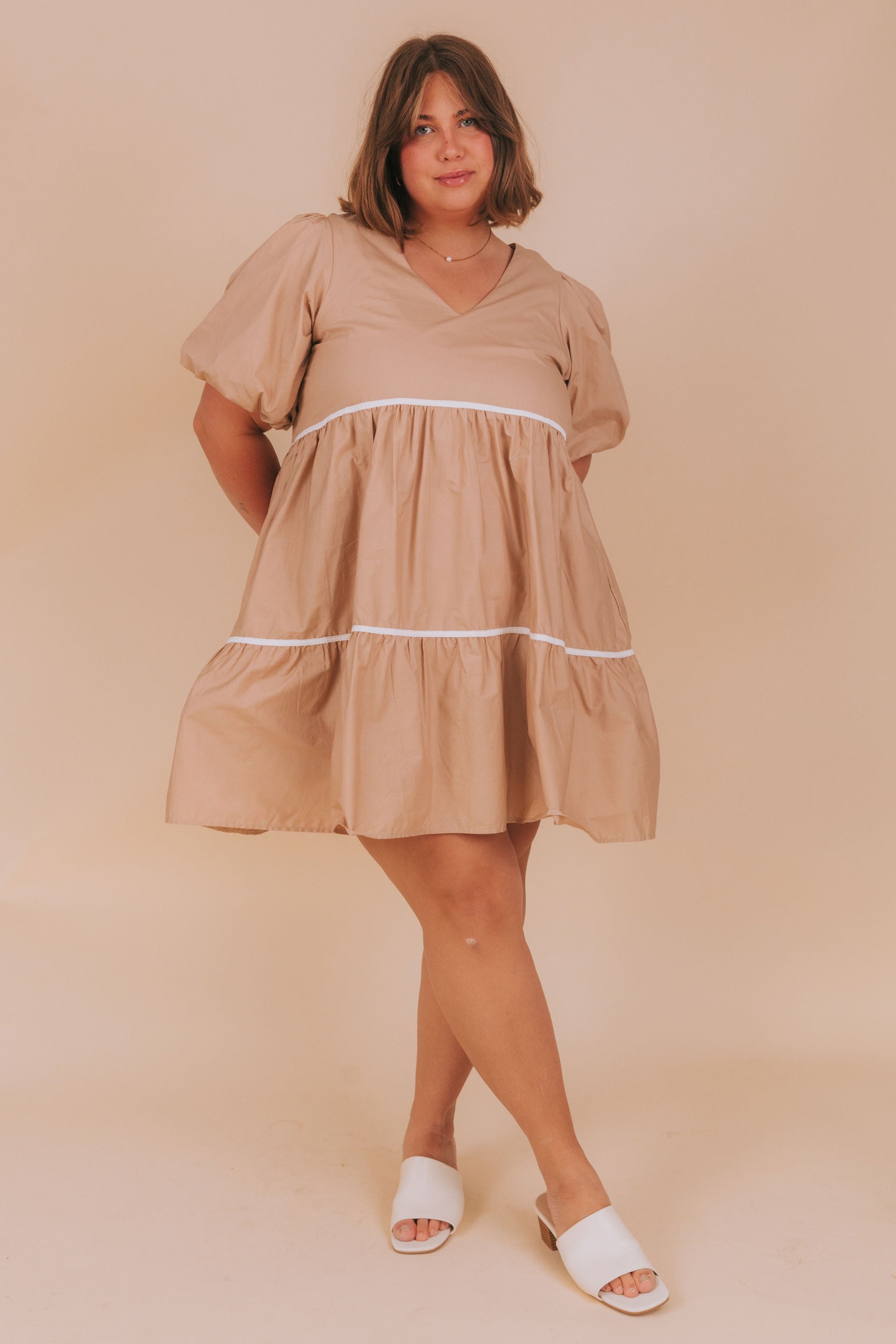 PLUS SIZE - Change In The Weather Dress