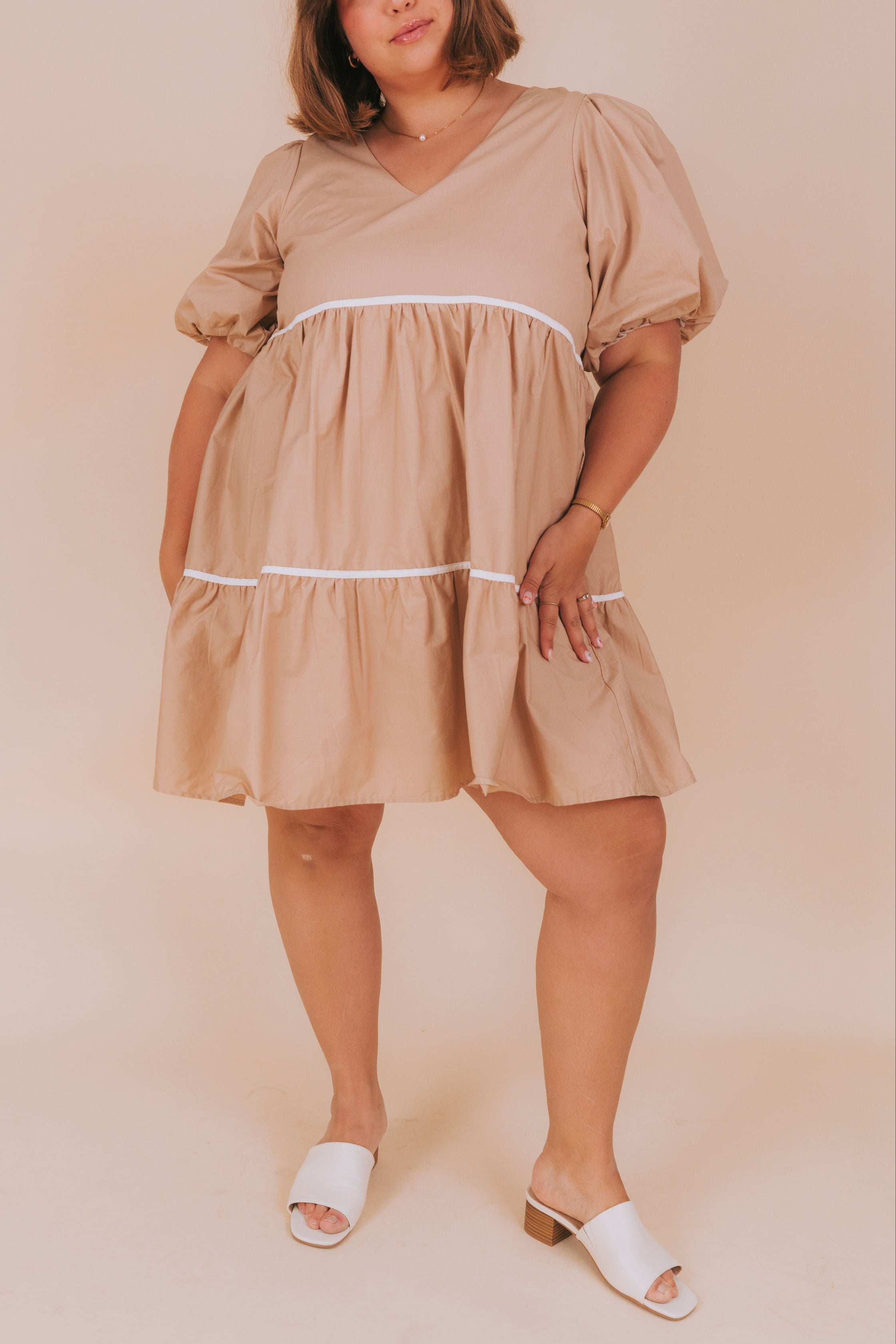 PLUS SIZE - Change In The Weather Dress