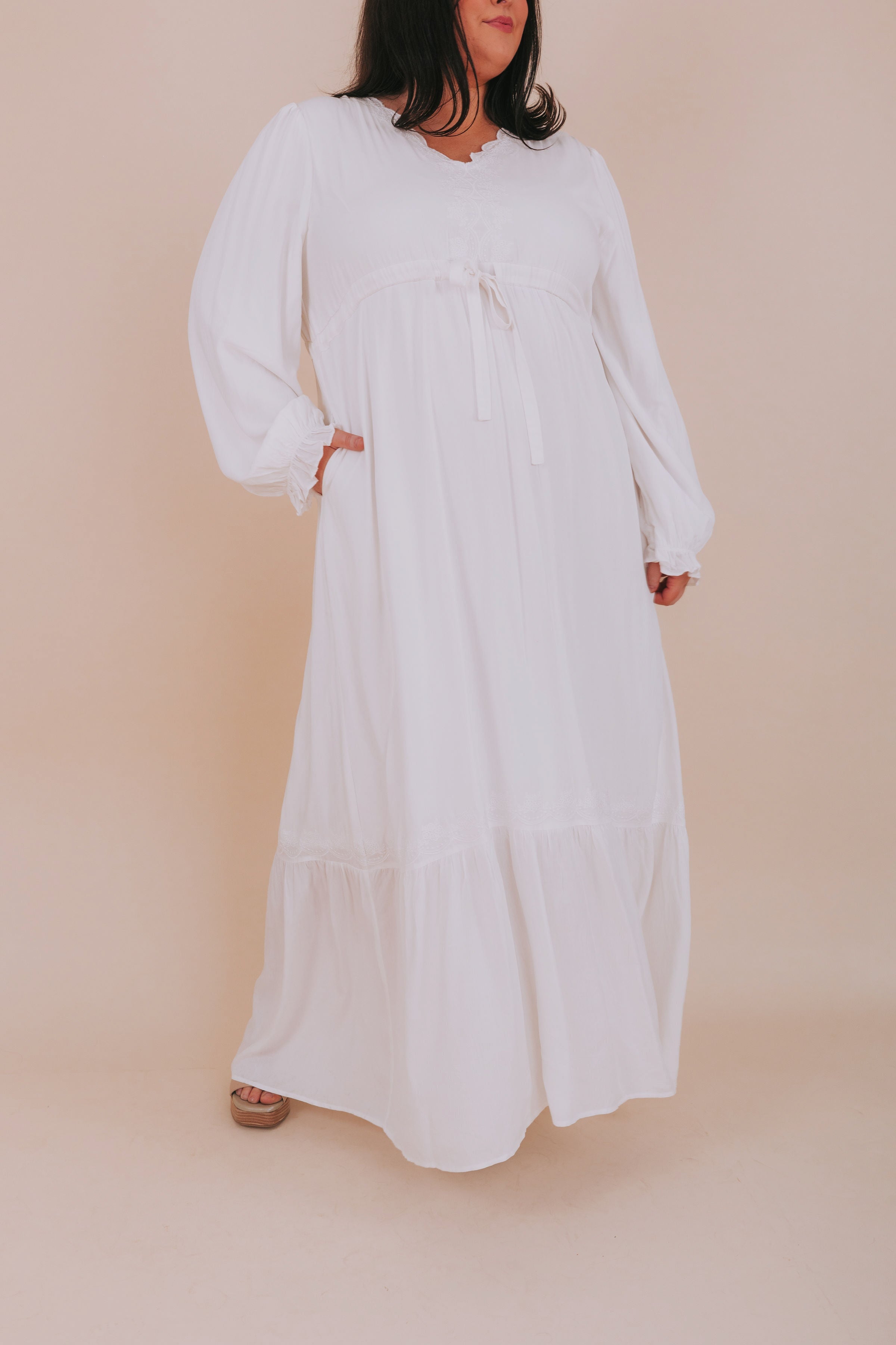 The White: Watson Dress - One Loved Babe Exclusive