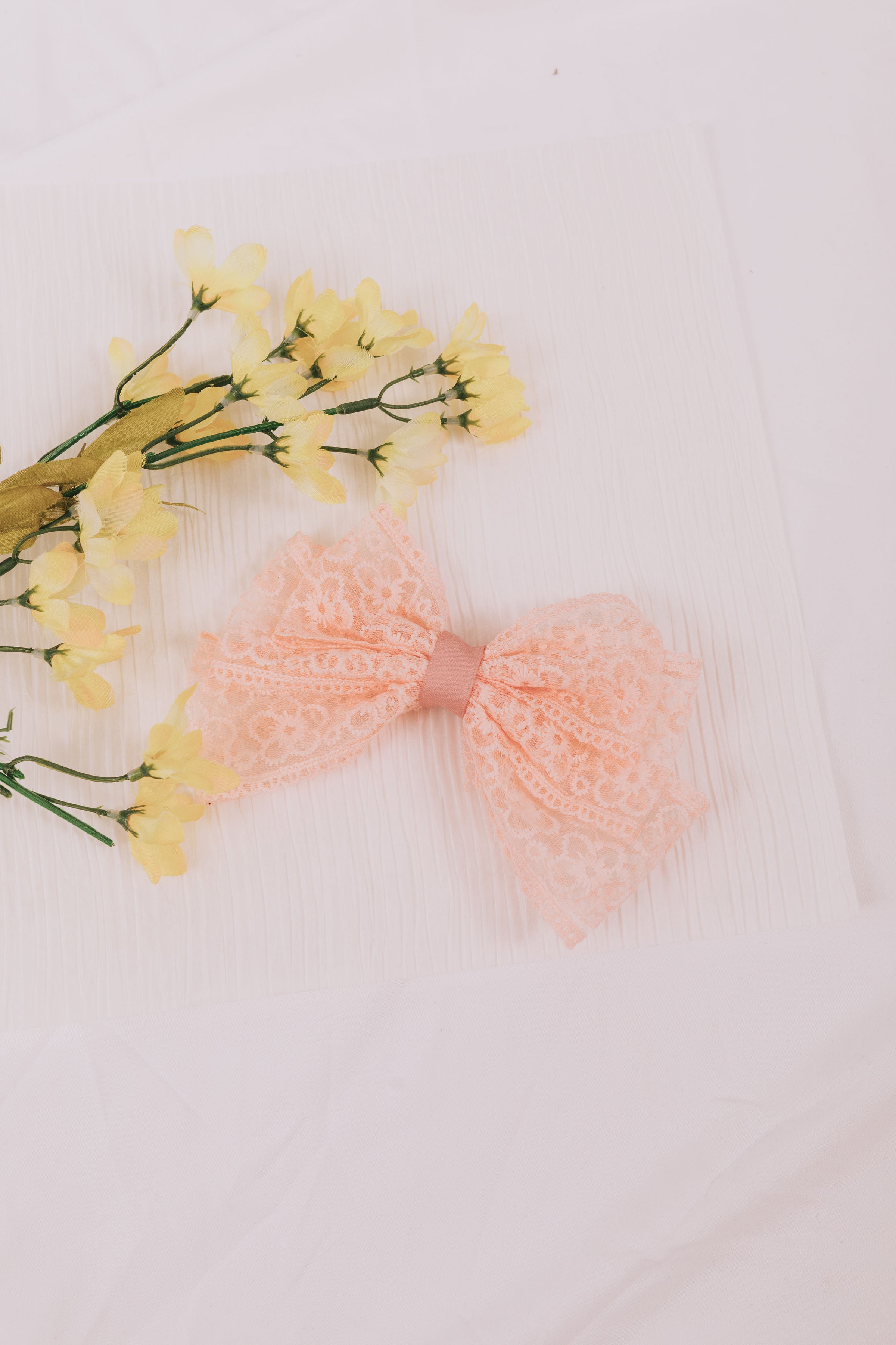 Lace Petals Bow