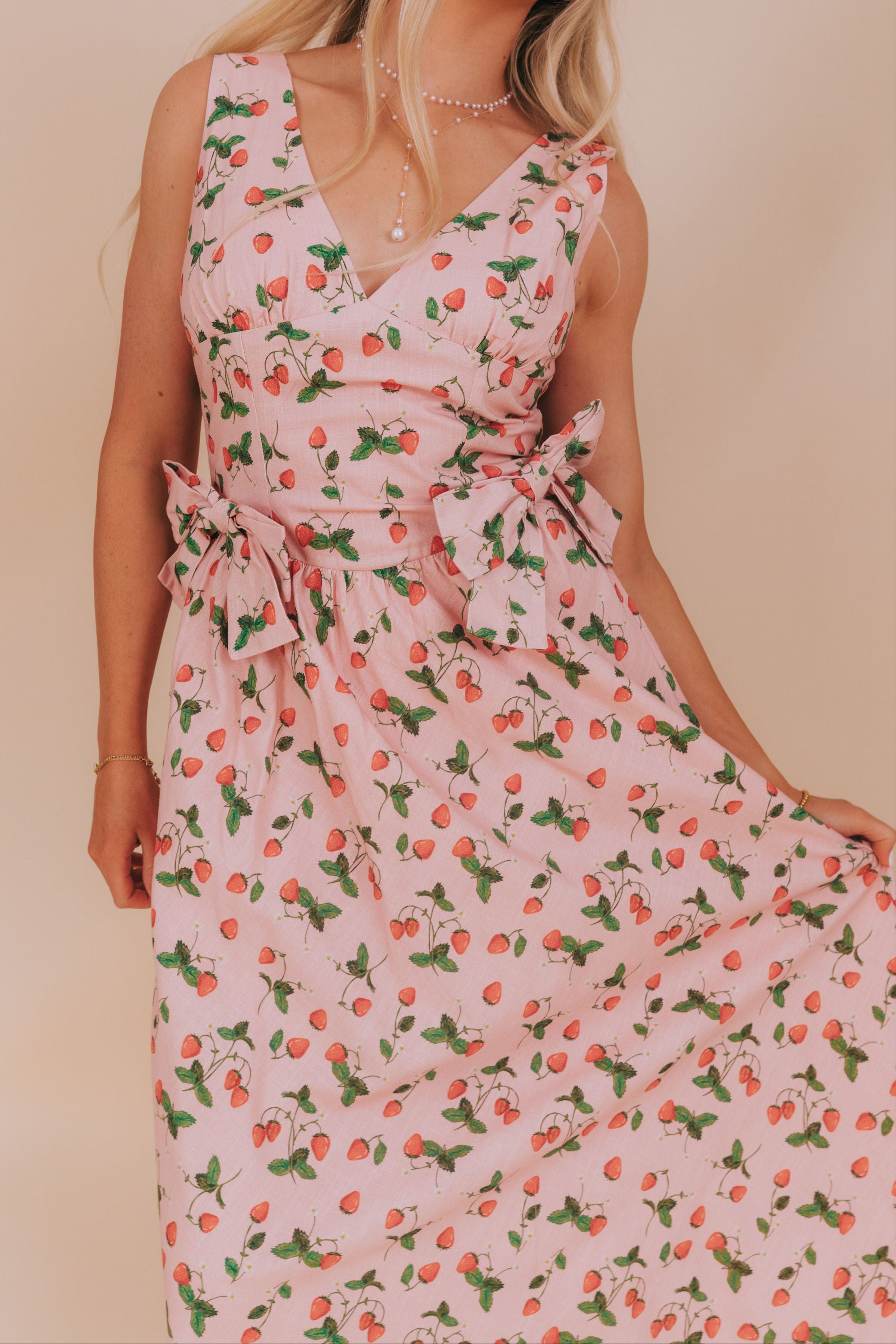 Strawberry Sunrise Dress
