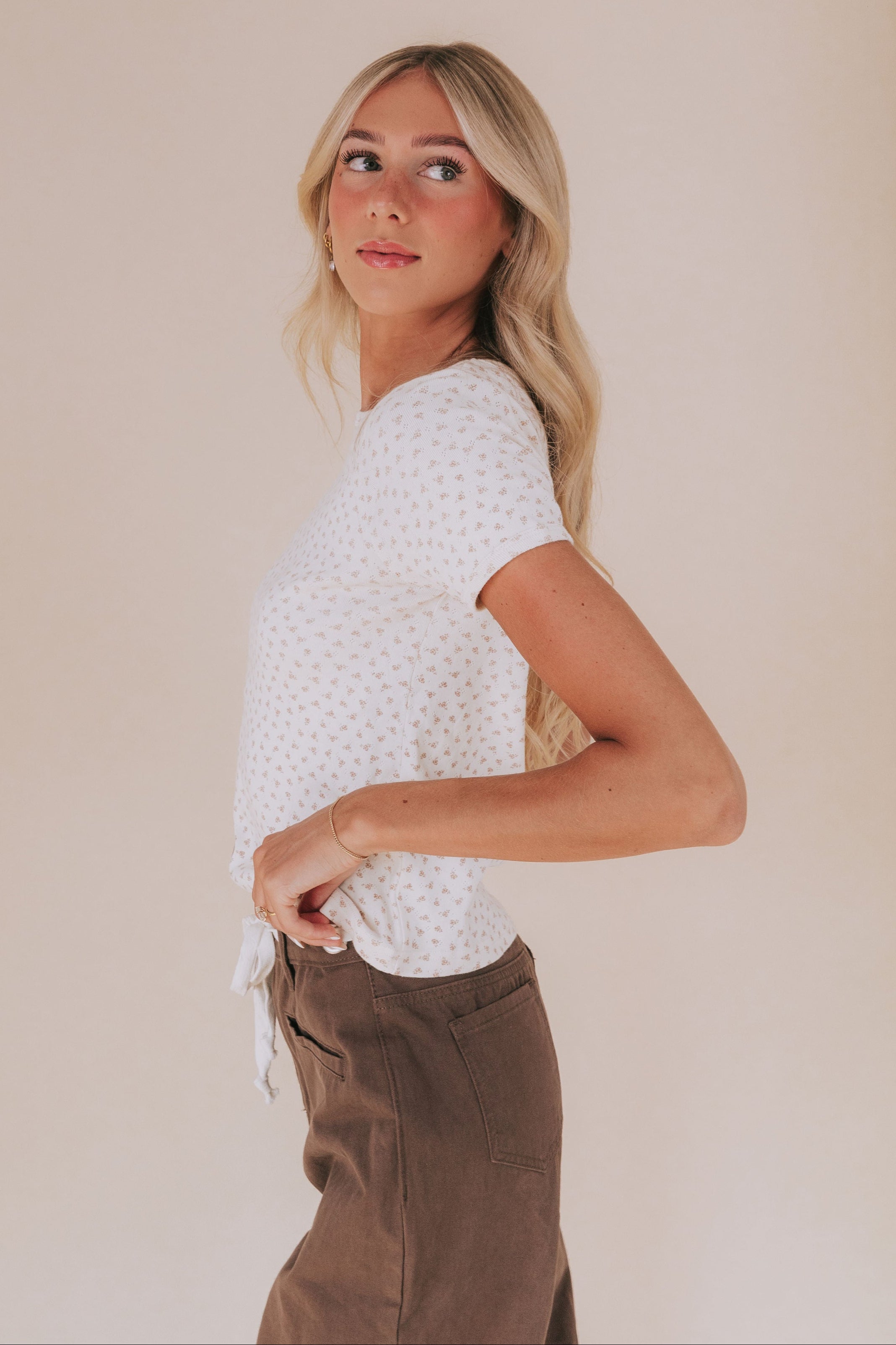 Cinnamon Bloom Top