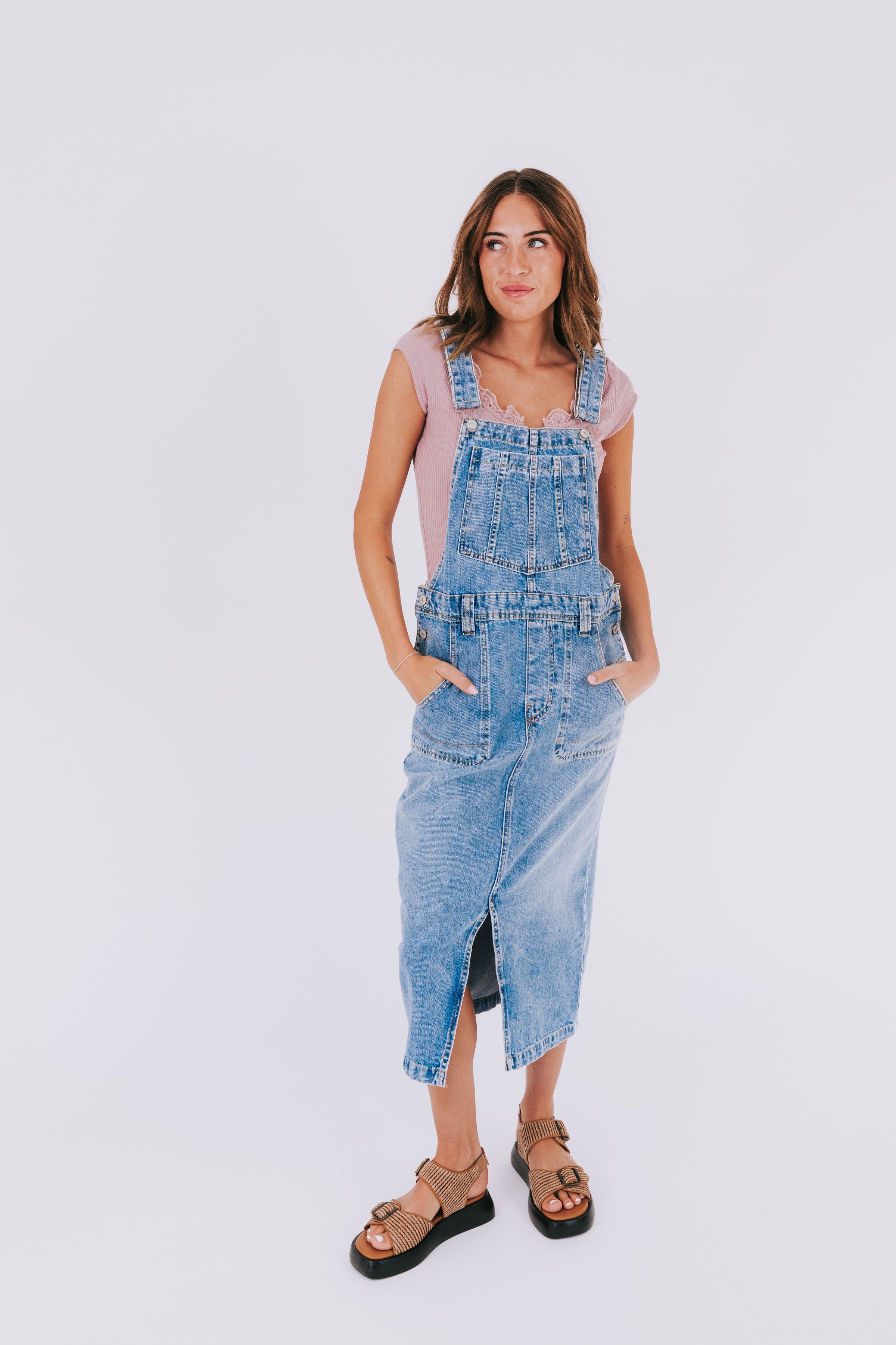 FREE PEOPLE - Bardot Denim Skirtall FREE PEOPLE - Bardot Denim Skirtall