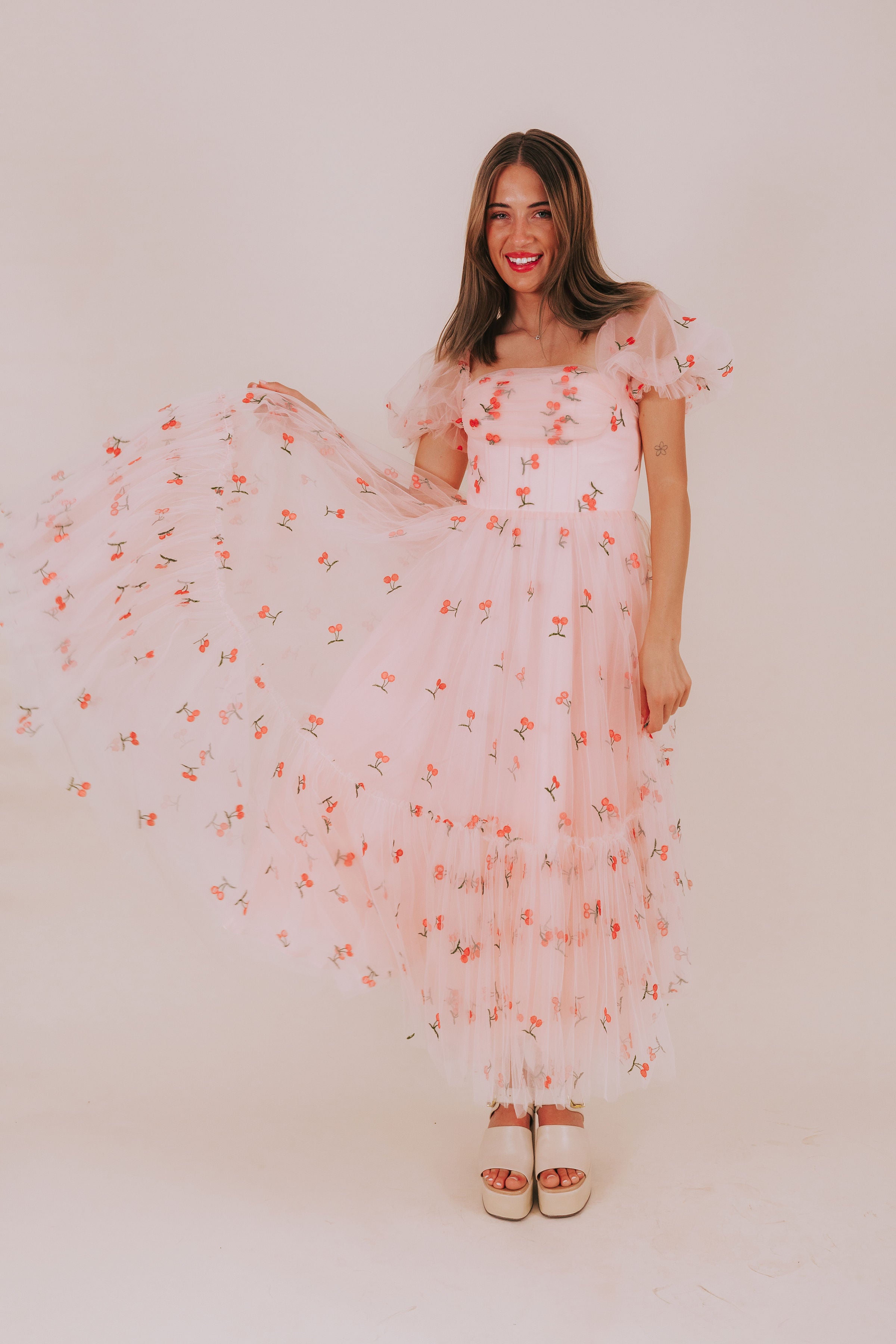 EXCLUSIVE - Under The Cherry Tree Dress