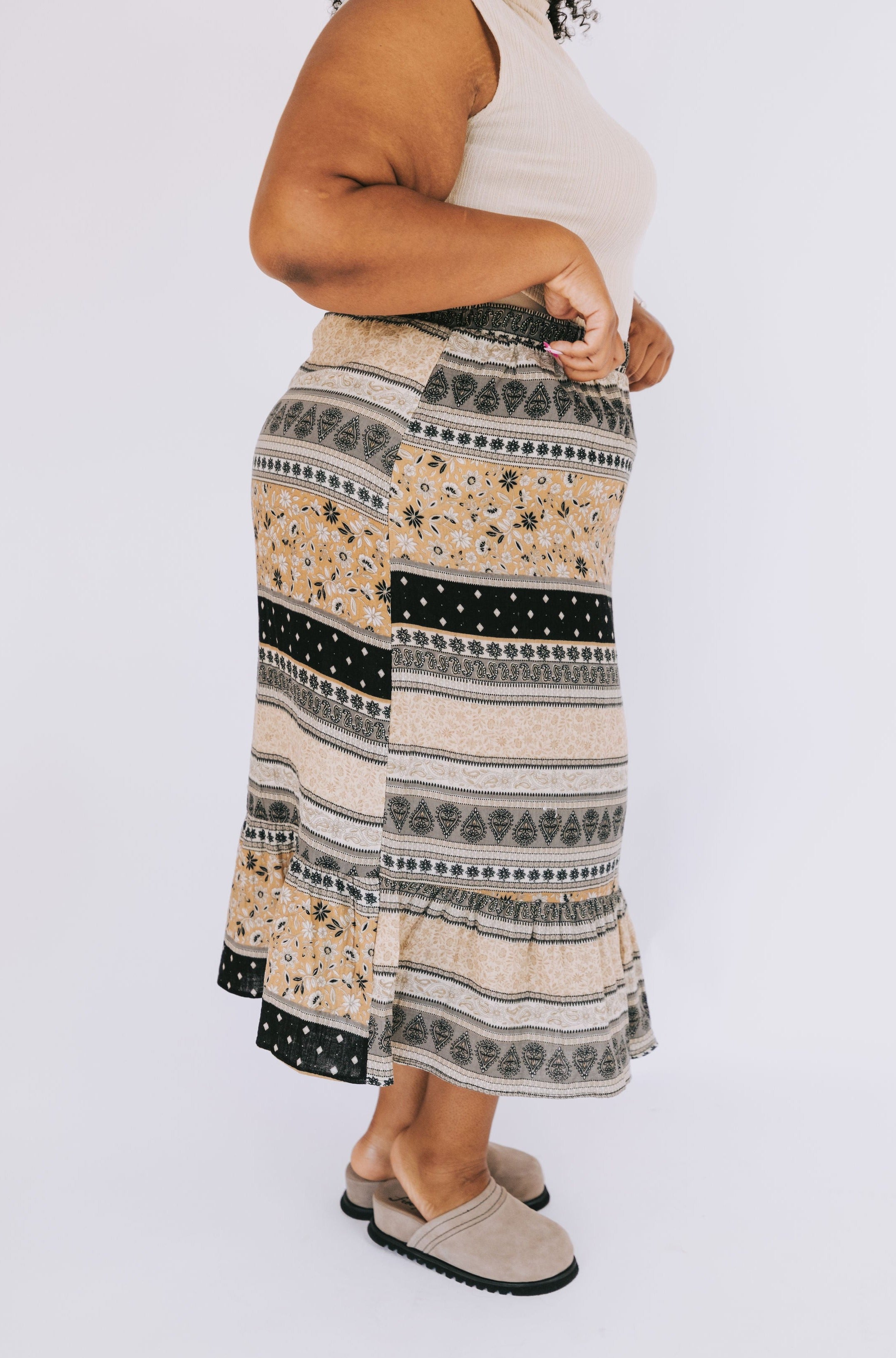 PLUS SIZE - Time Of My Life Skirt