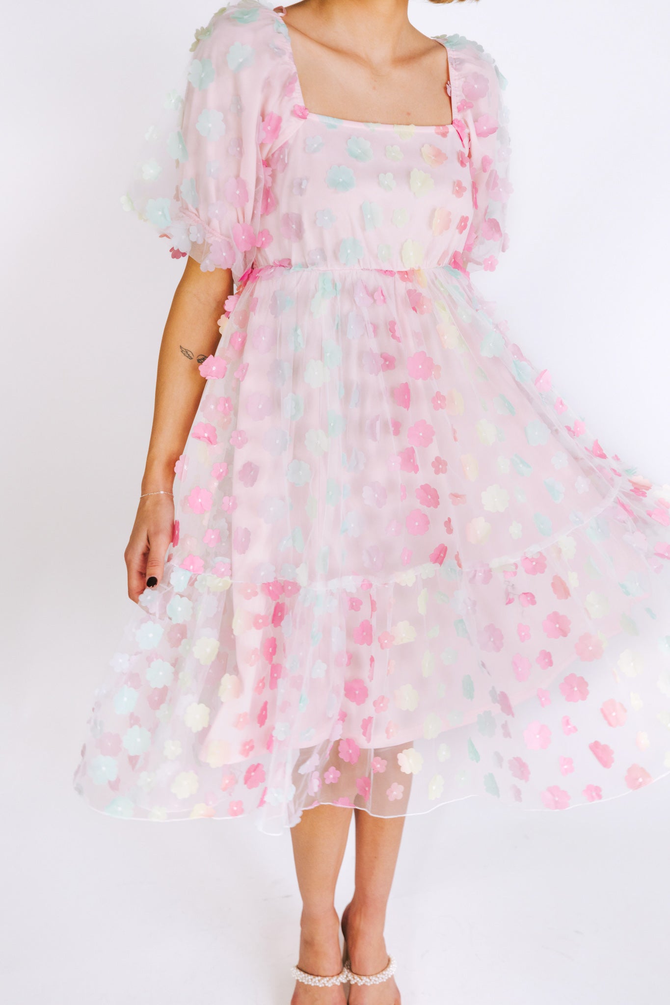 EXCLUSIVE- Pretty As A Petal Dress