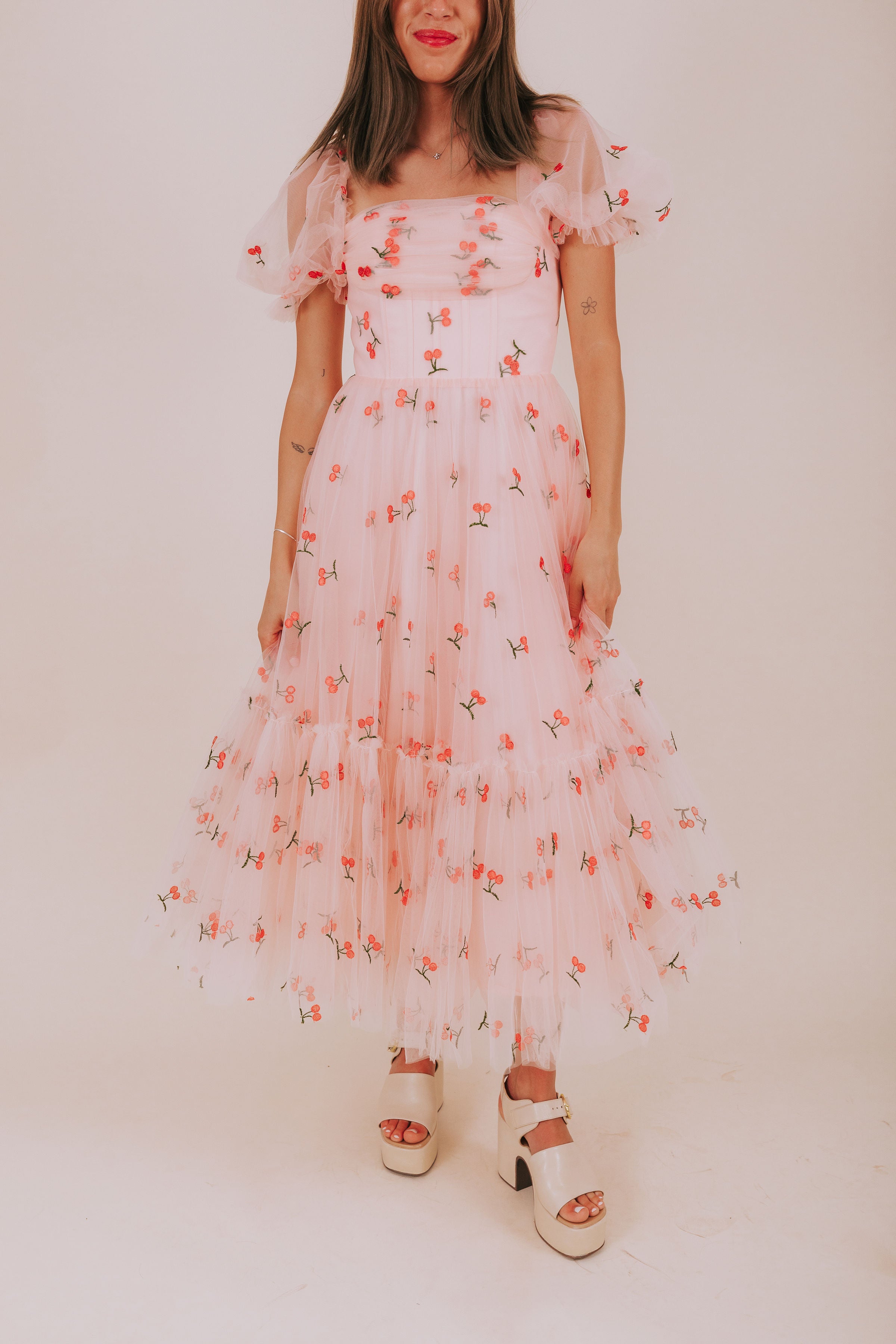 EXCLUSIVE - Under The Cherry Tree Dress