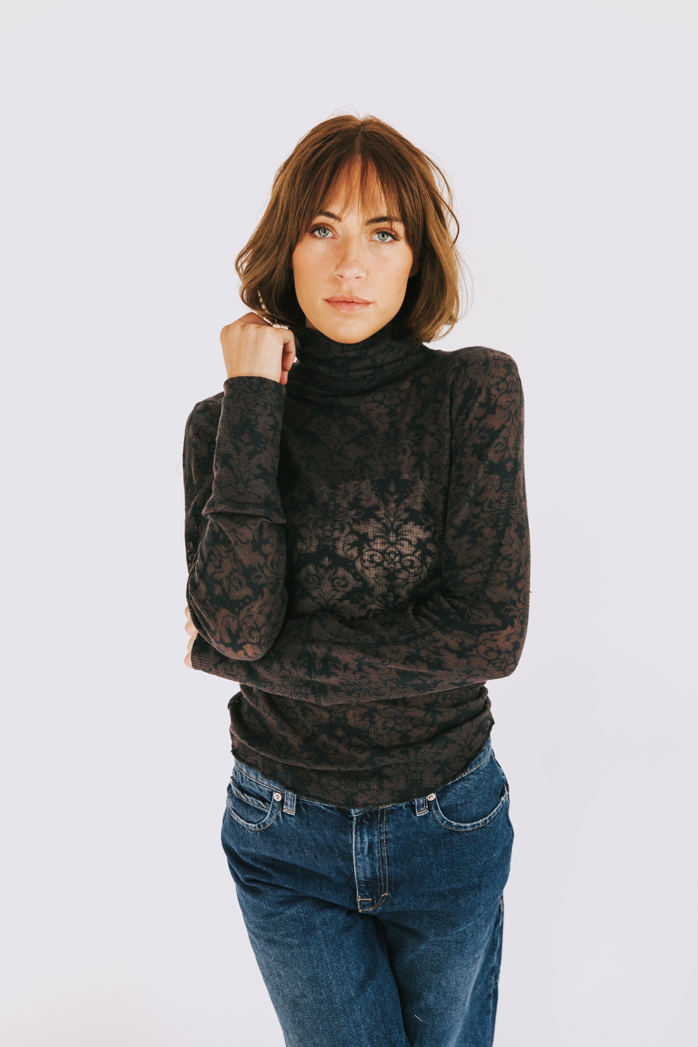 FREE PEOPLE - You And I Long Sleeve Top