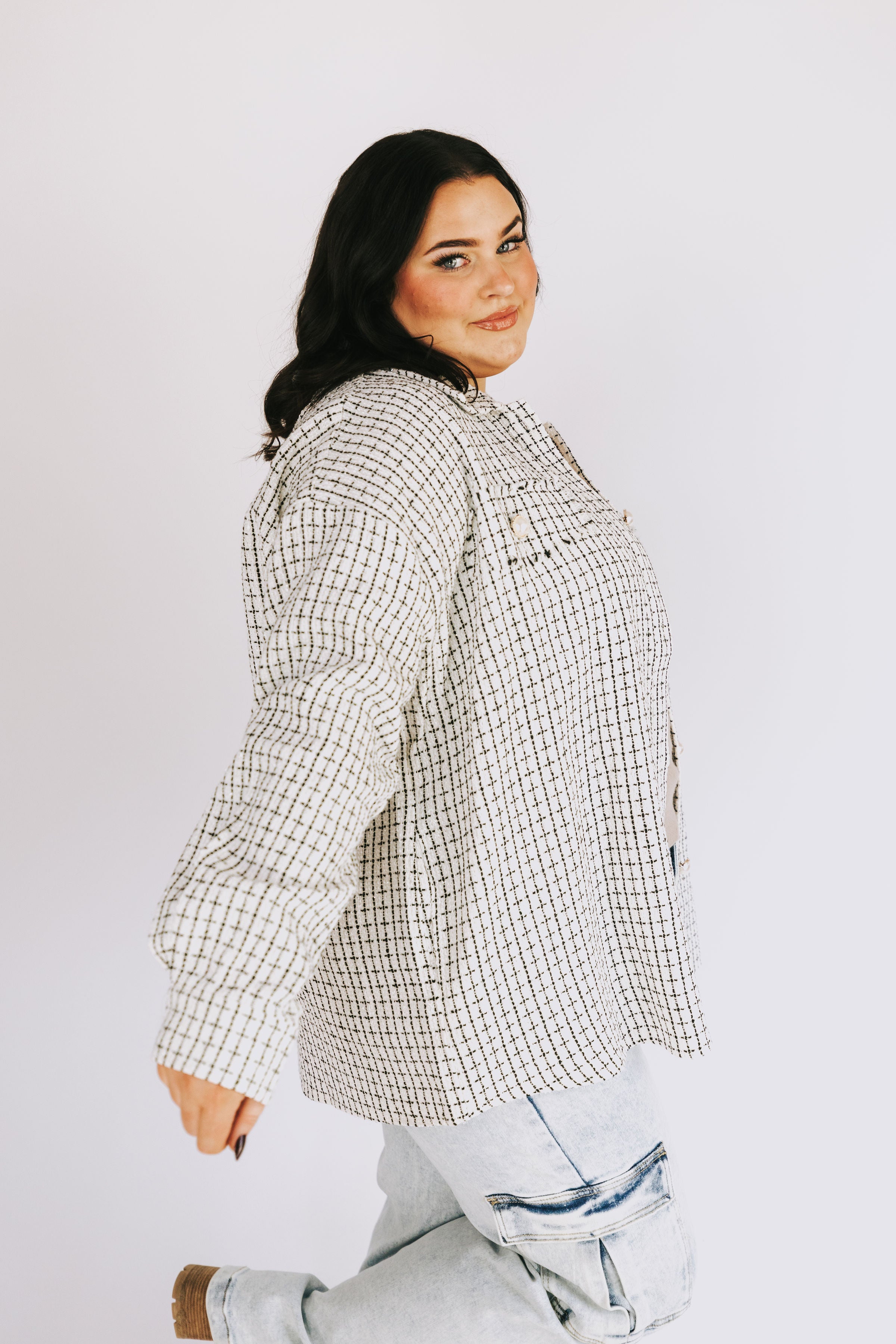 PLUS SIZE - Would You Fall Jacket