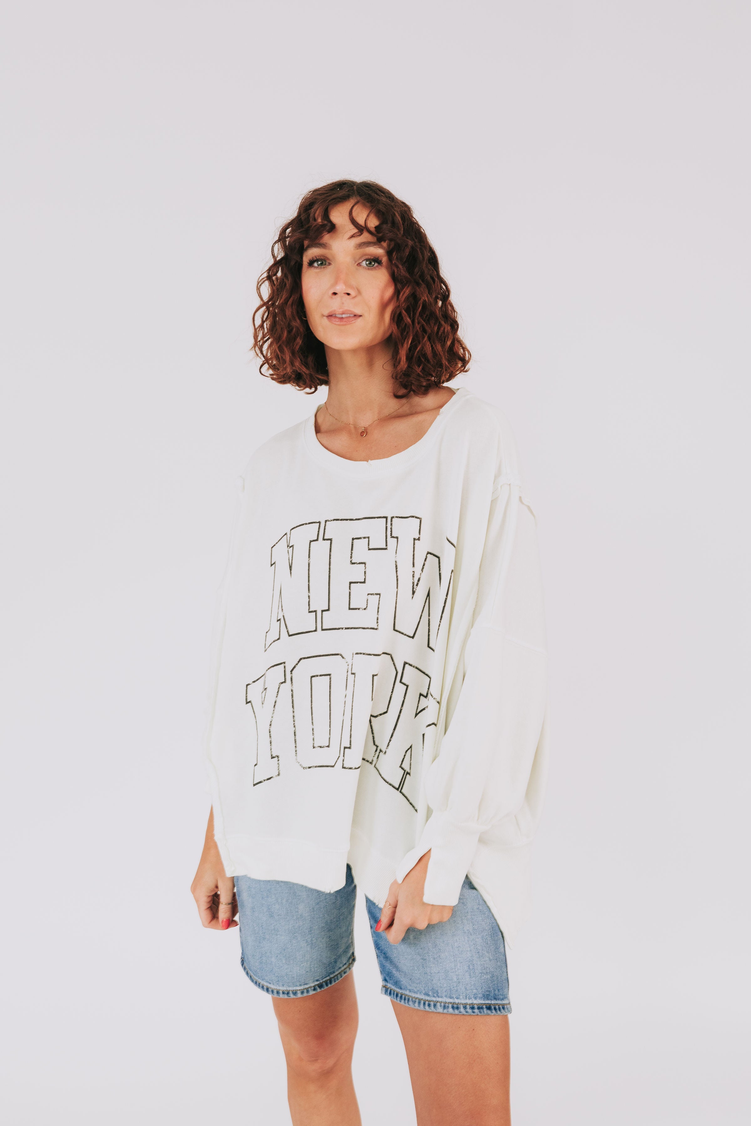 FREE PEOPLE - Graphic Camden Pullover
