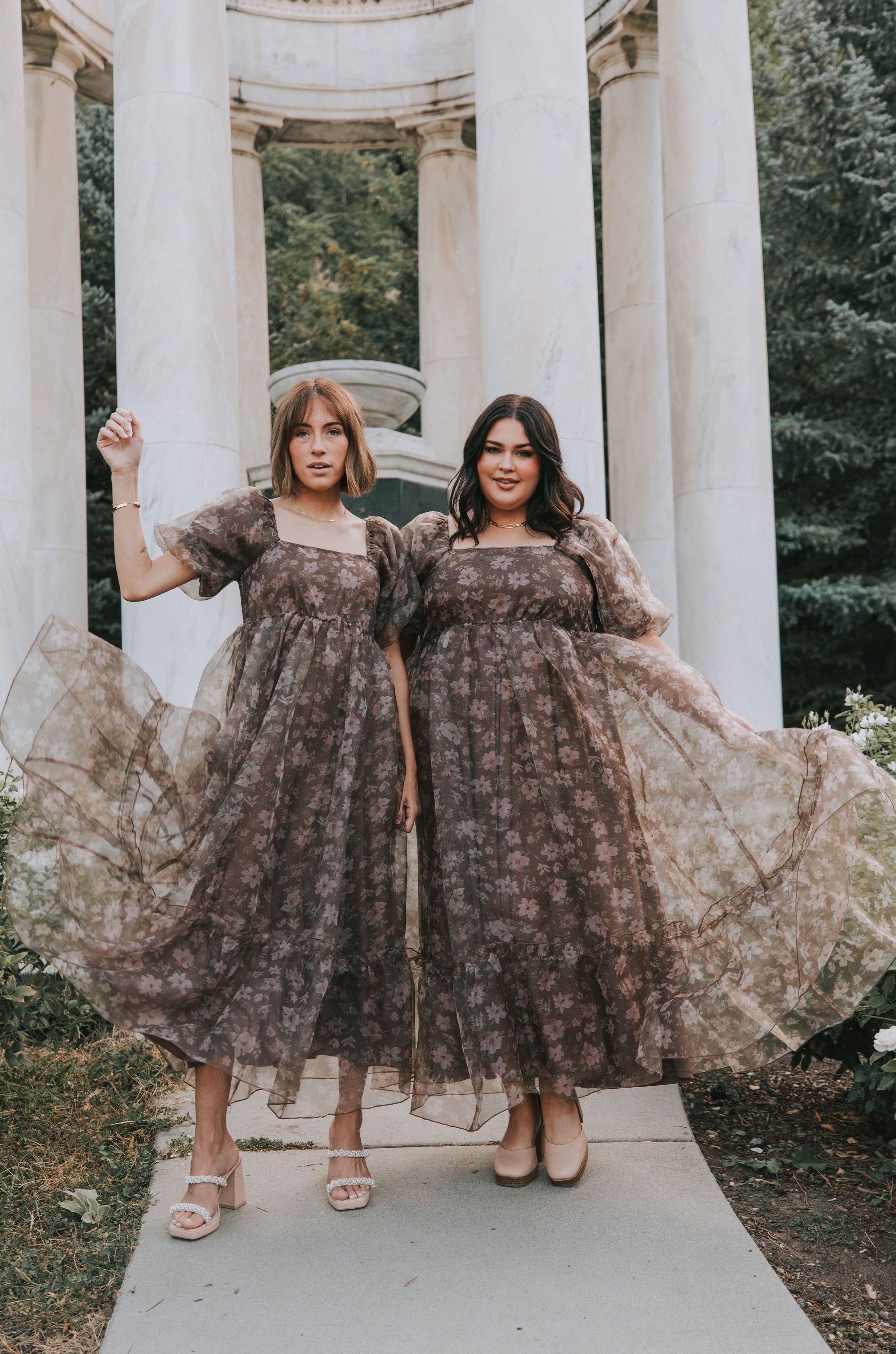 EXCLUSIVE - Mocha Meadow Dress