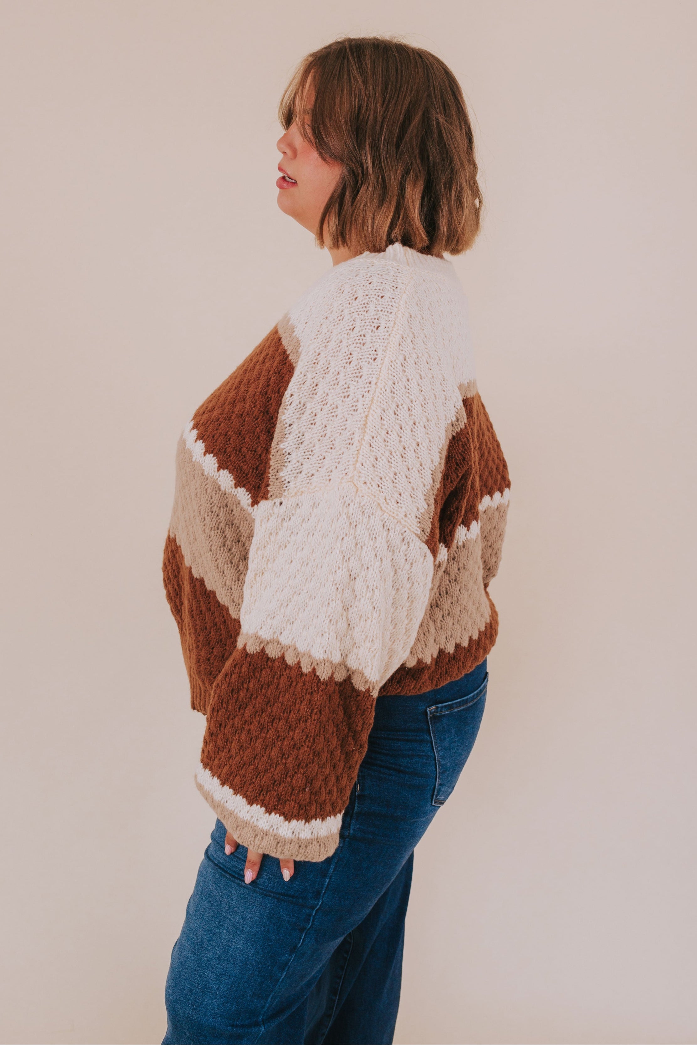 PLUS SIZE - Home At Last Sweater