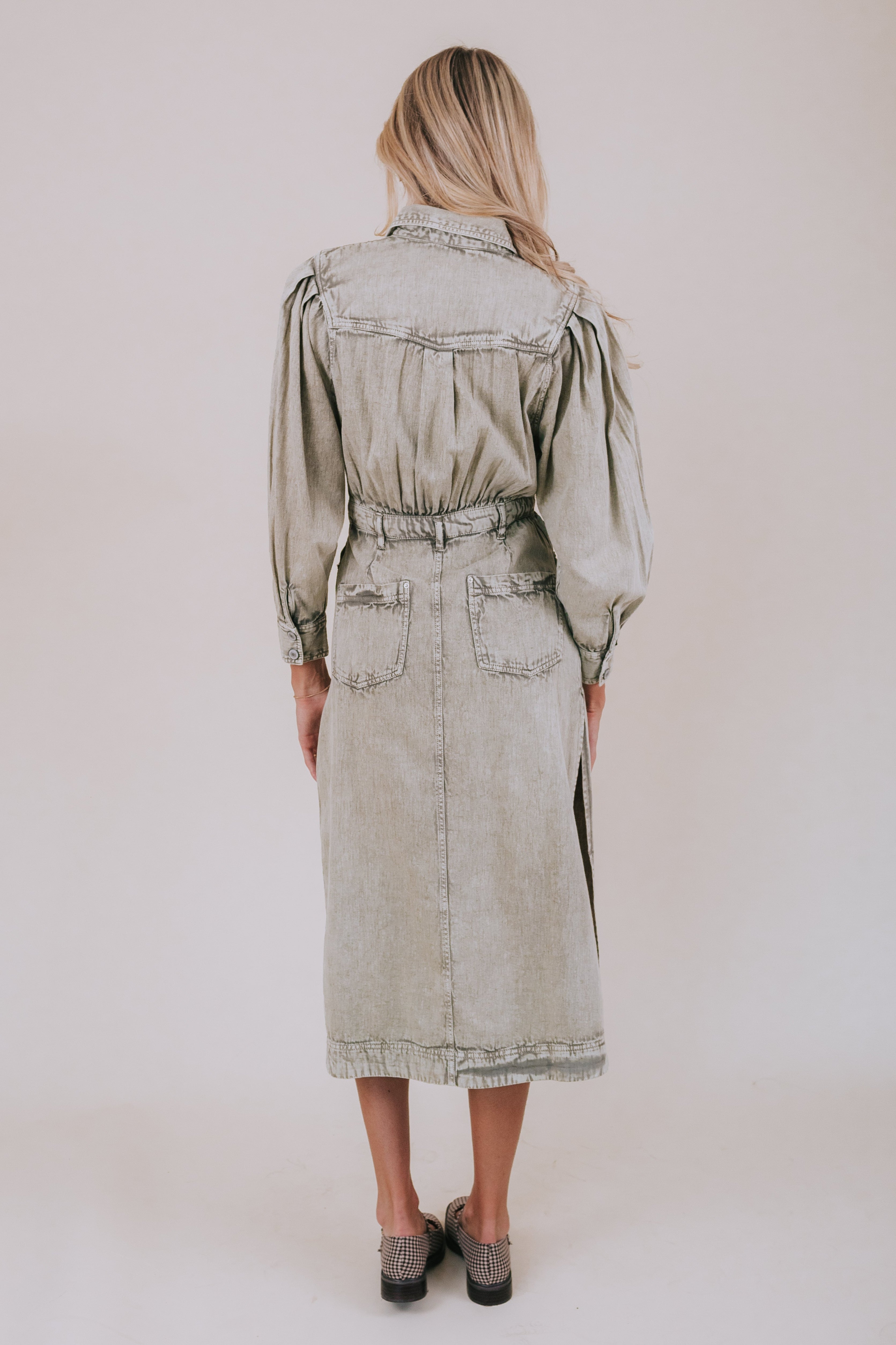 FREE PEOPLE - Mad Love Denim Midi