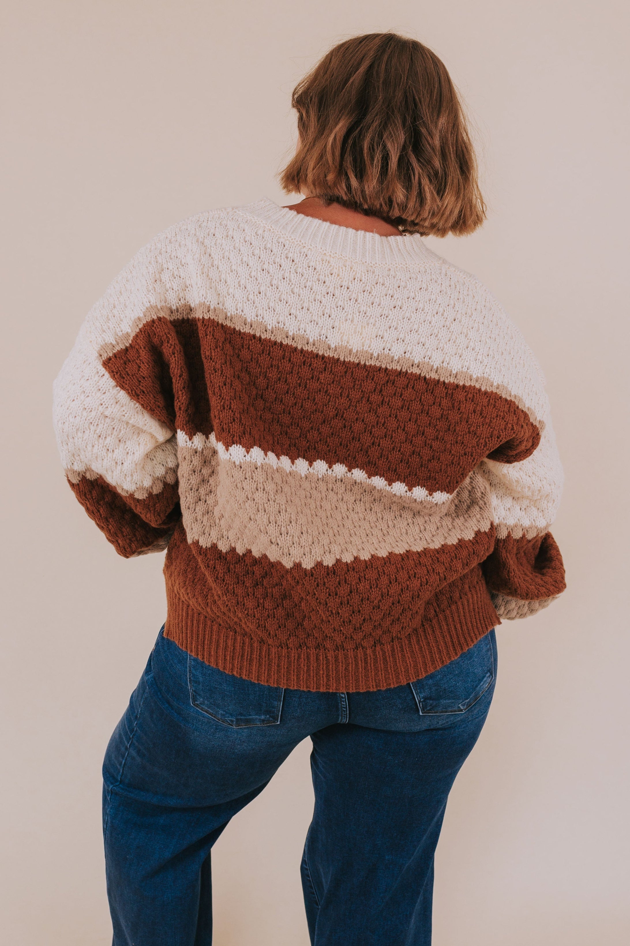PLUS SIZE - Home At Last Sweater