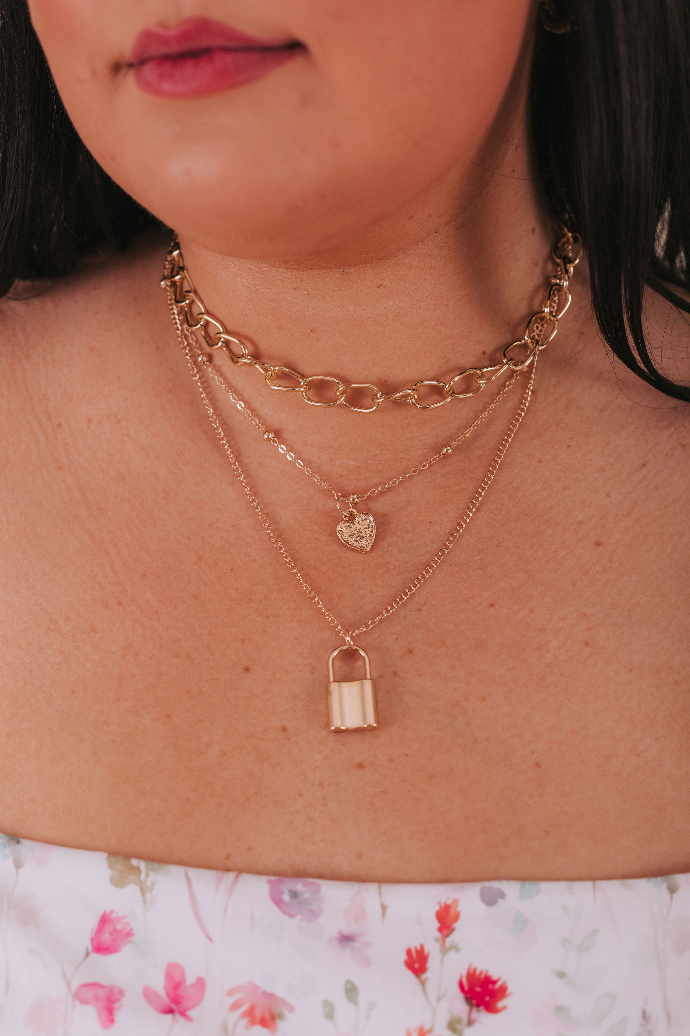 Lock Me Down Necklace