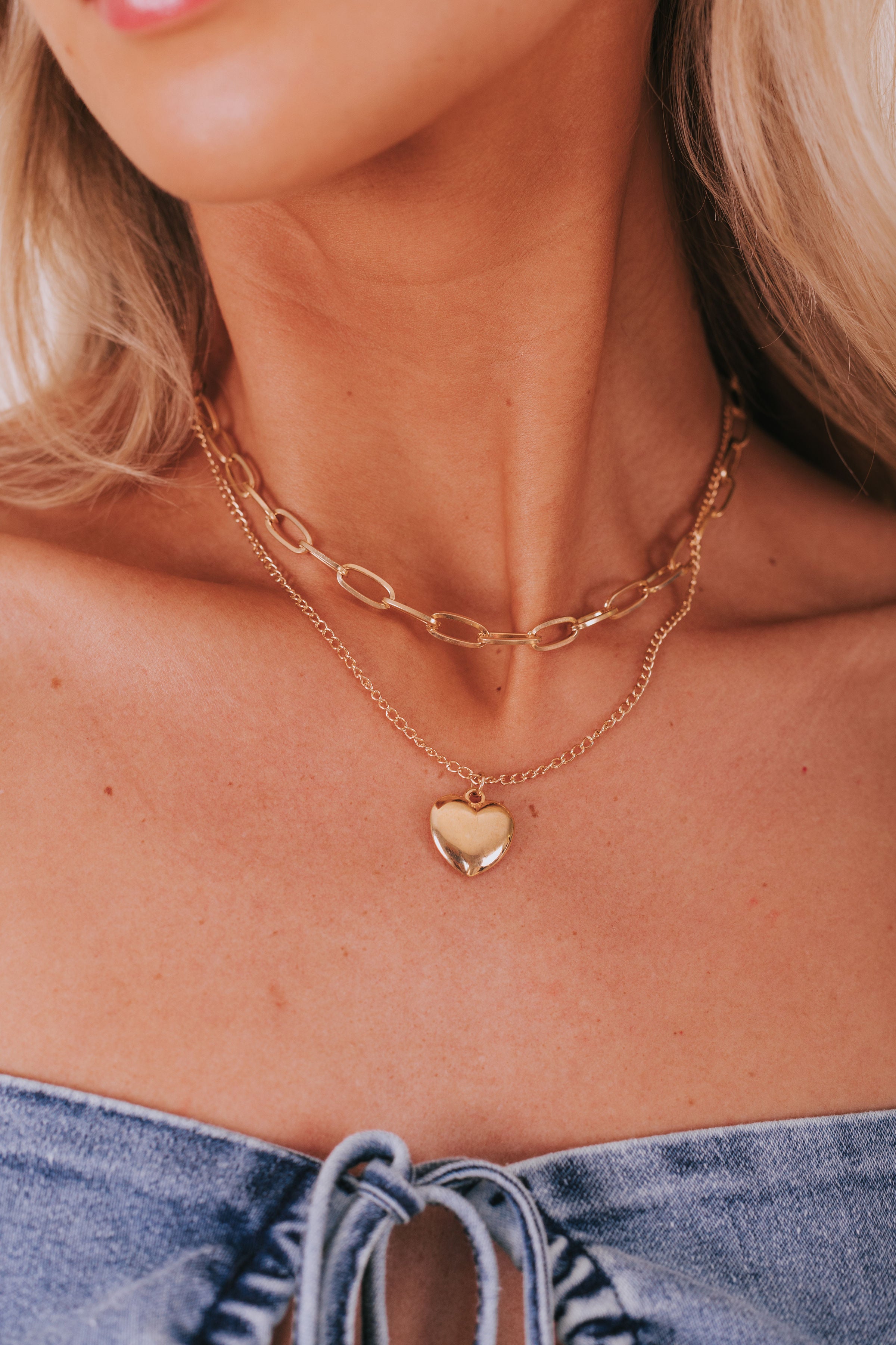 Racing Heart Necklace