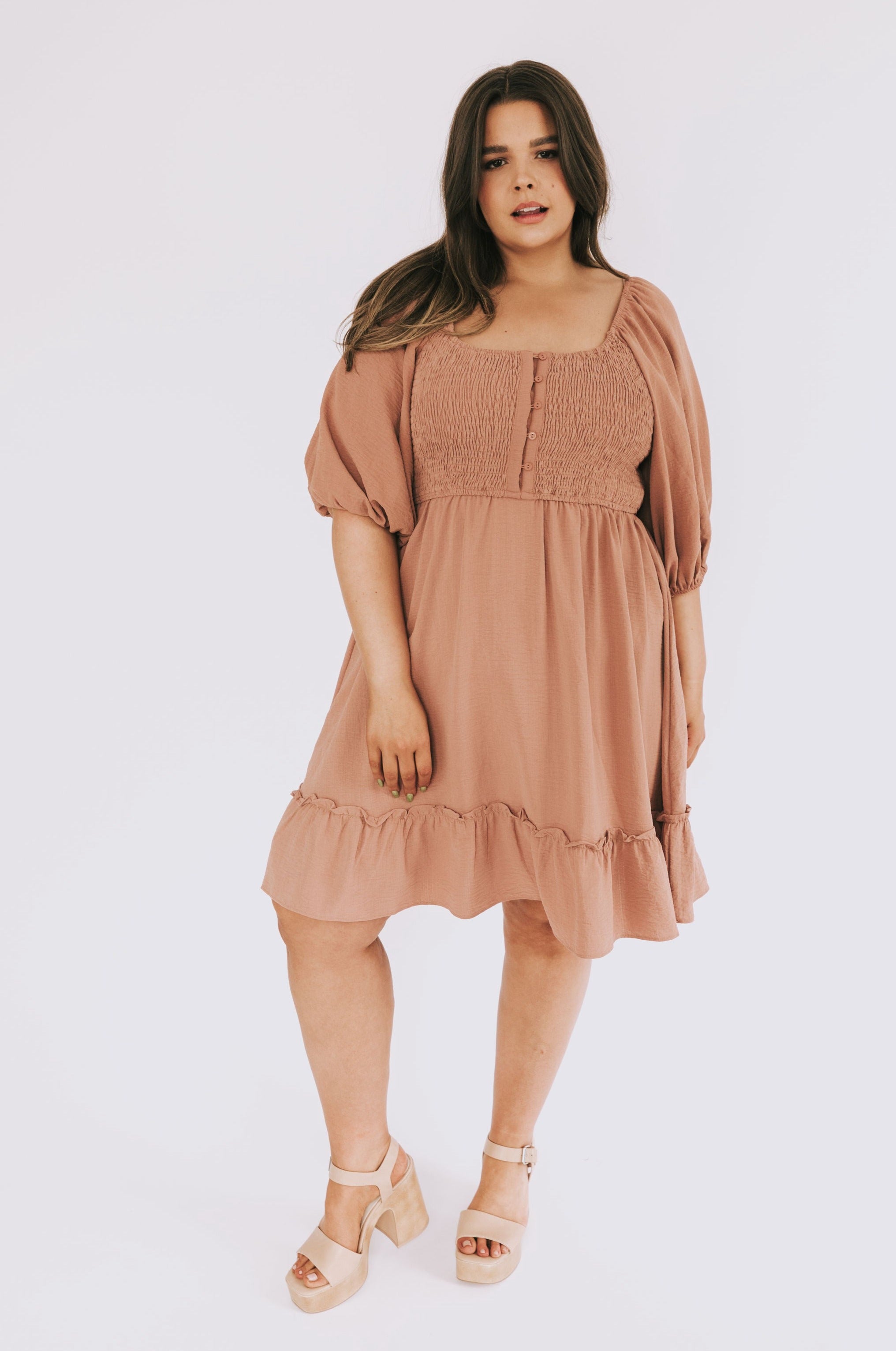 PLUS SIZE - Time With You Dress