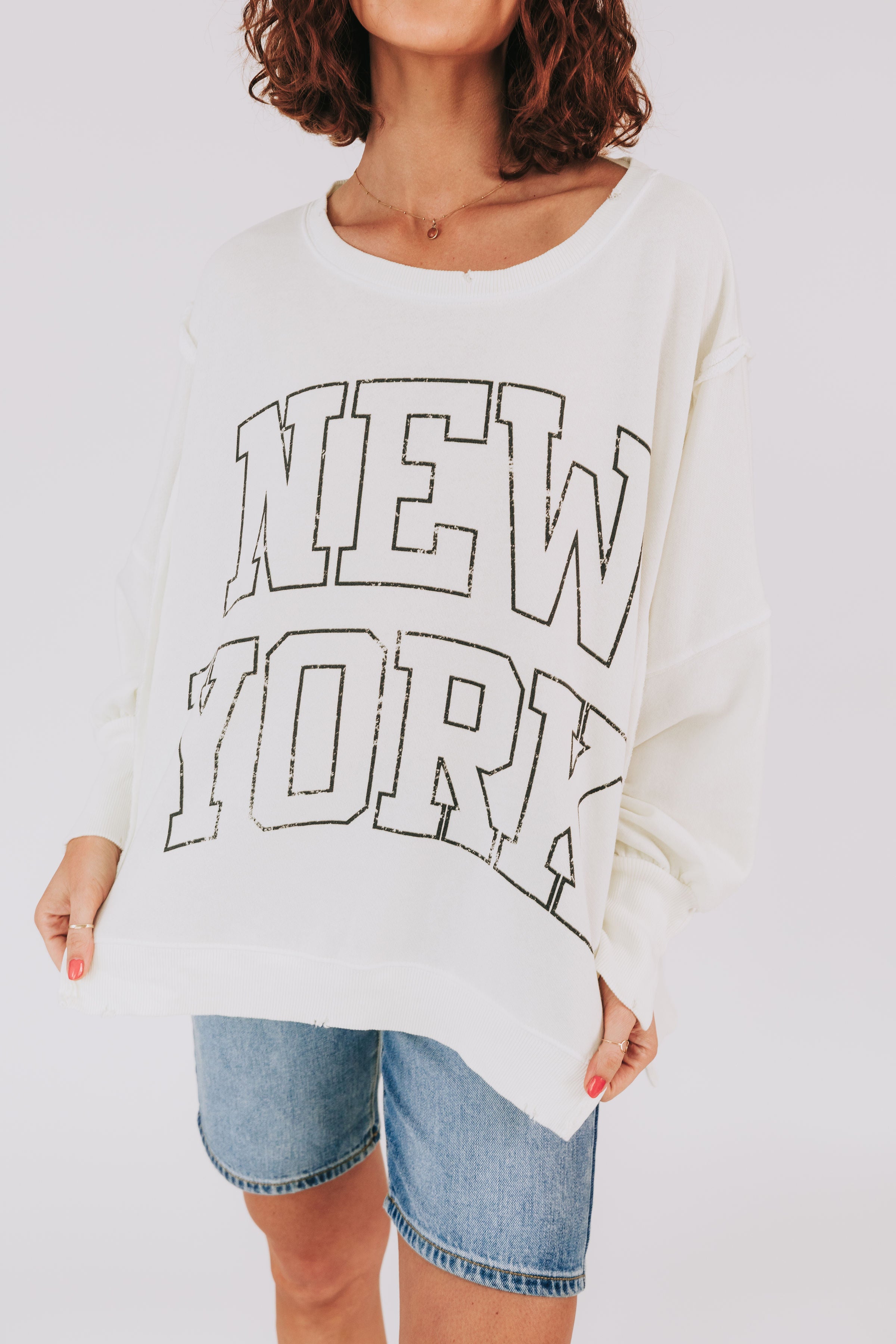 FREE PEOPLE - Graphic Camden Pullover