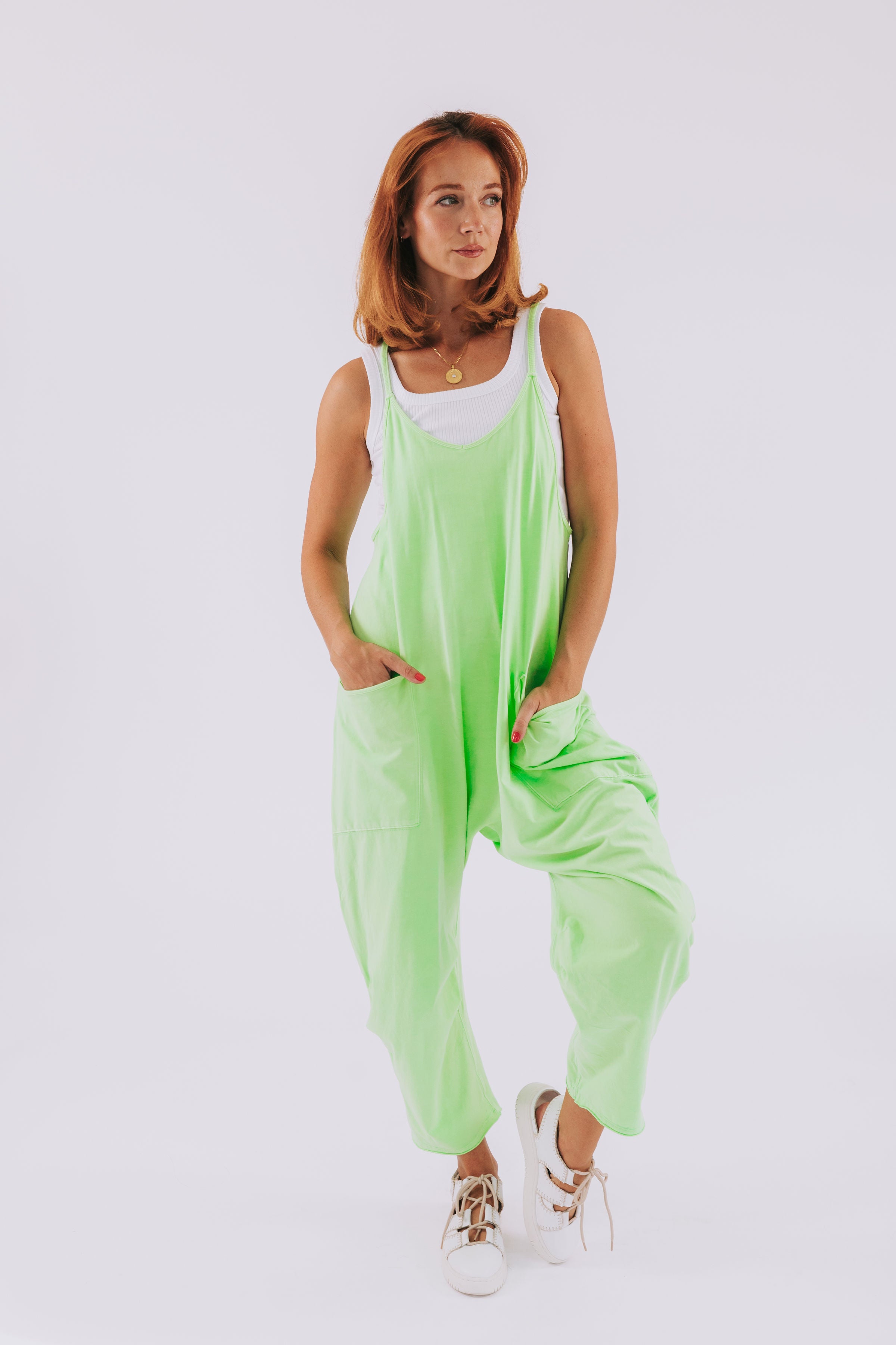 Hot Shot Onesie by FP Movement at Free People, Key Lime, L Hot Shot Onesie by FP Movement at Free People, Key Lime, L