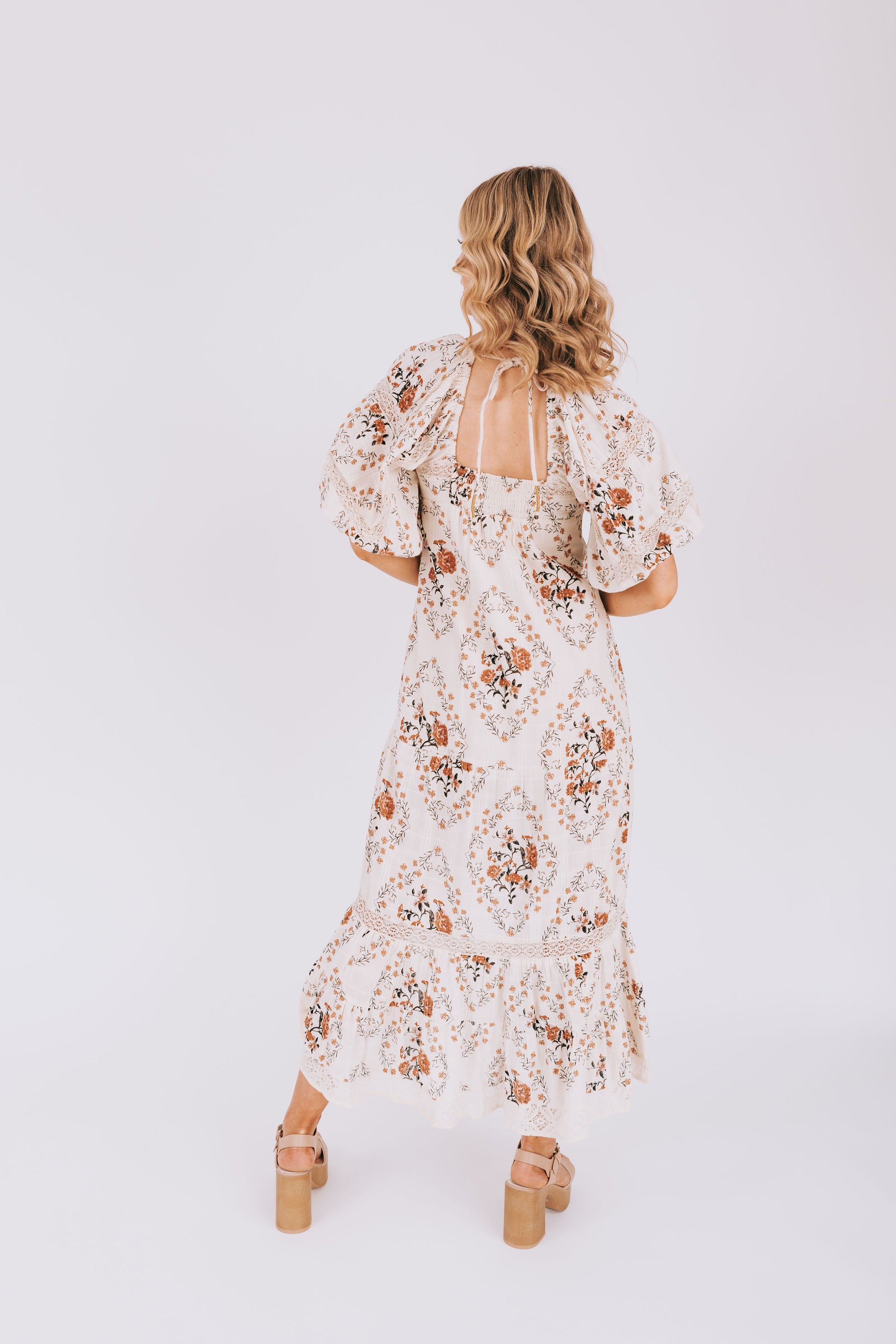 Free People - Printed Waist Maxi Dress