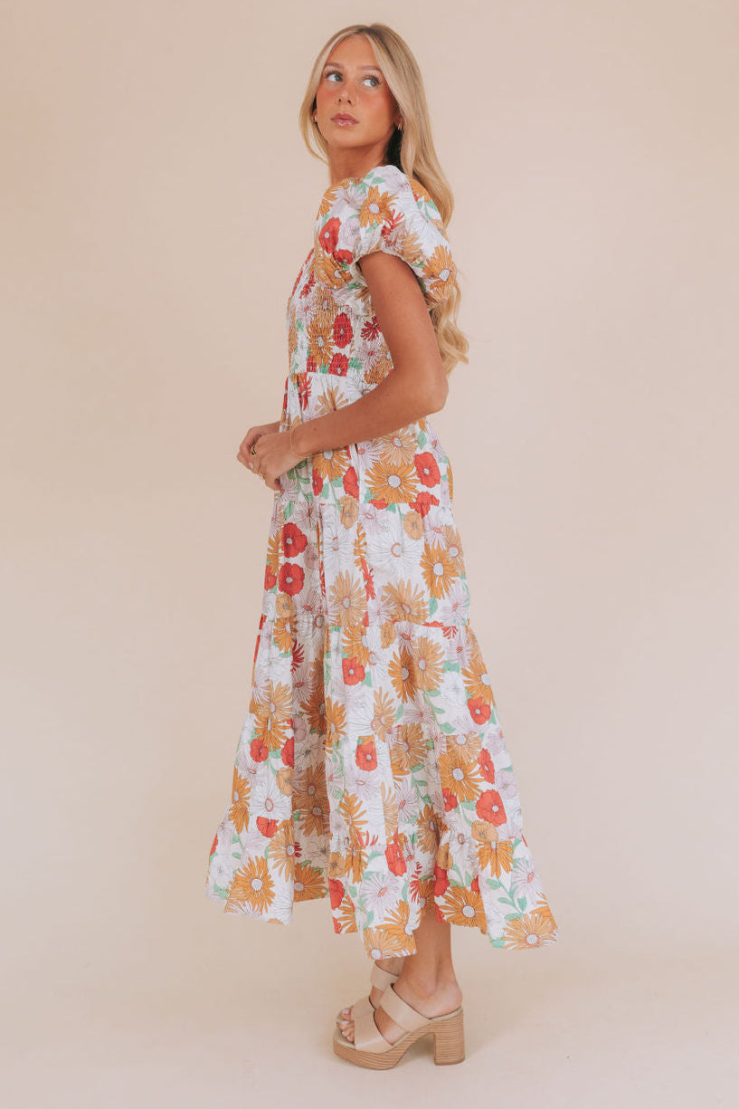 Flowing Flowers Dress