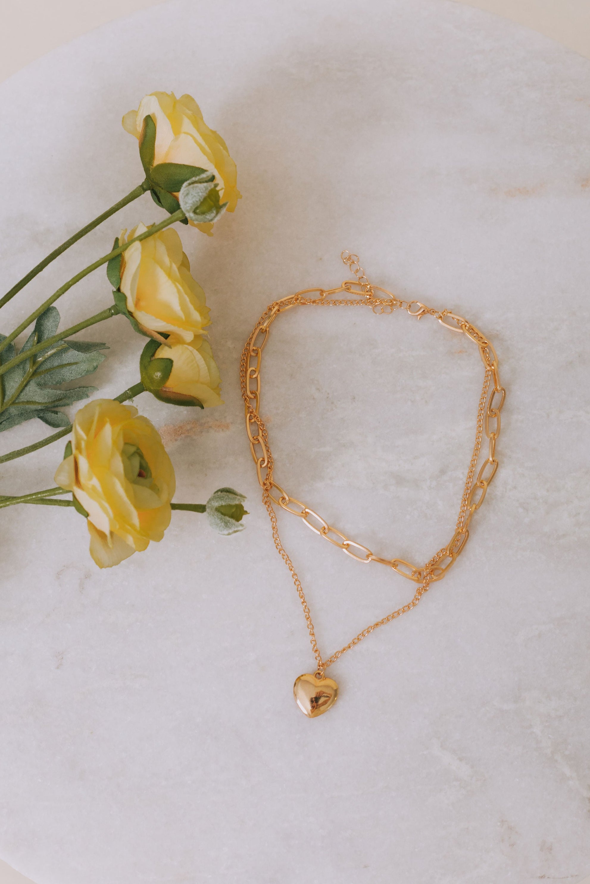 Racing Heart Necklace