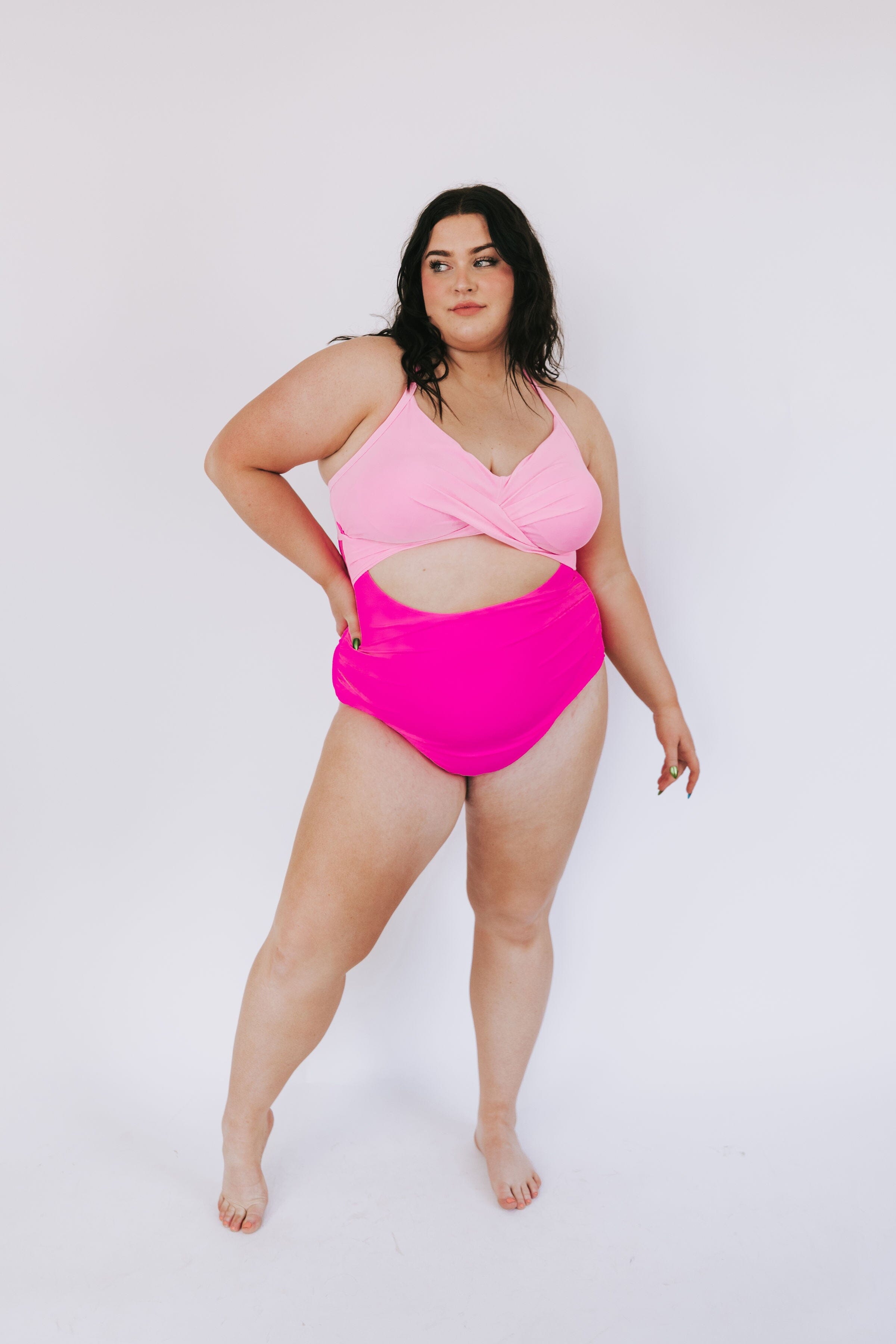 PLUS SIZE - Tie Breaker One Piece