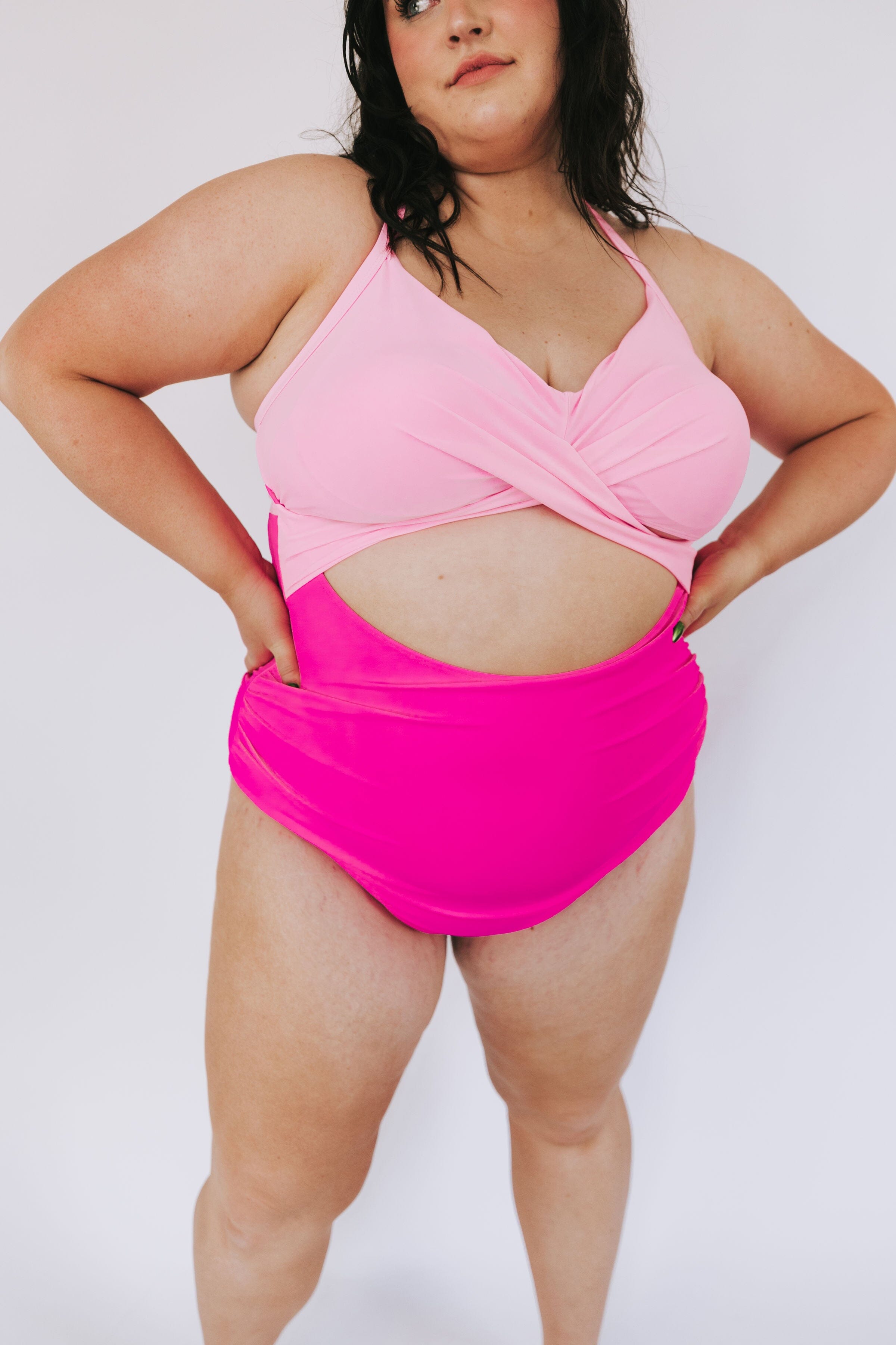 PLUS SIZE - Tie Breaker One Piece