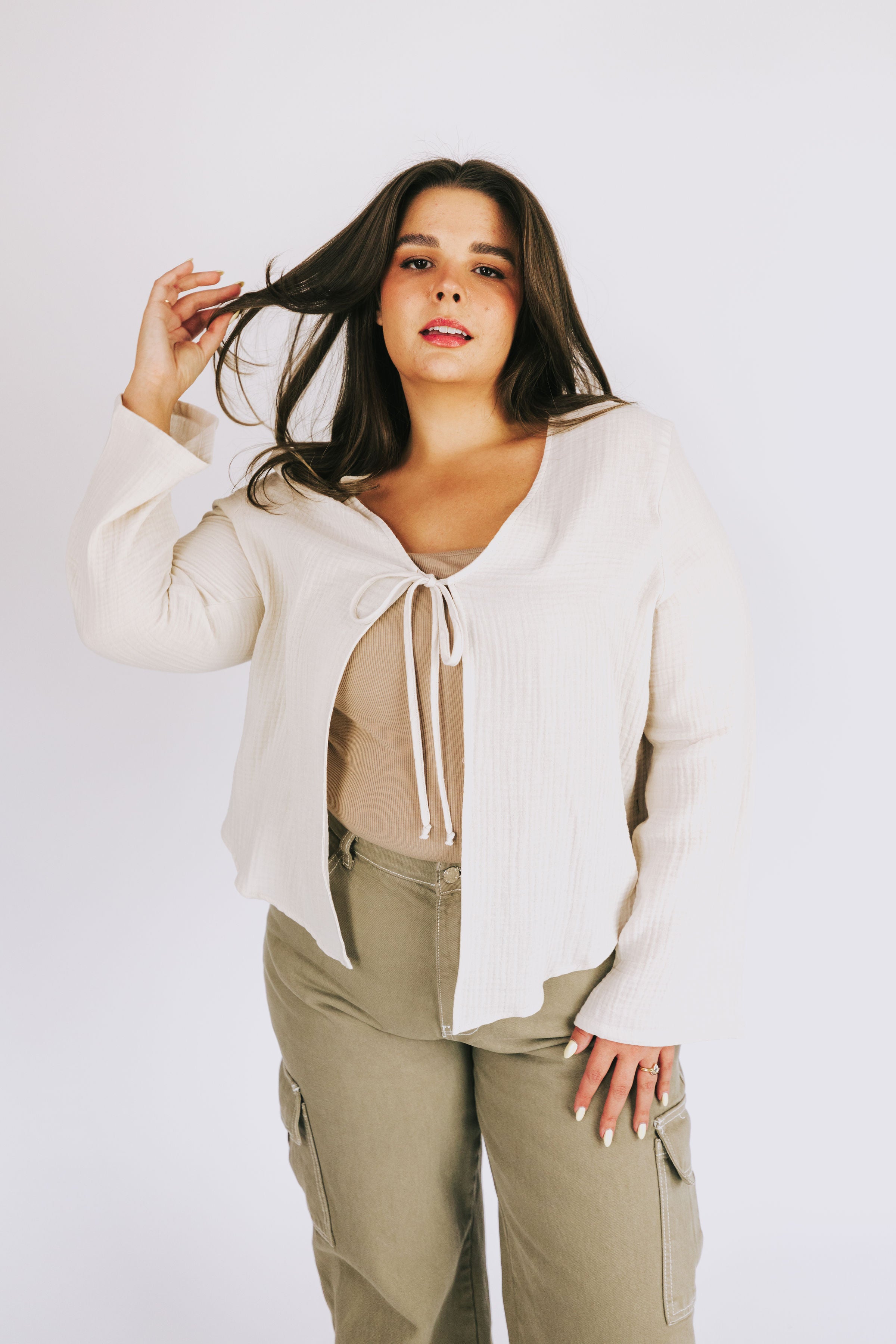 PLUS SIZE - Wrapped In Love Top