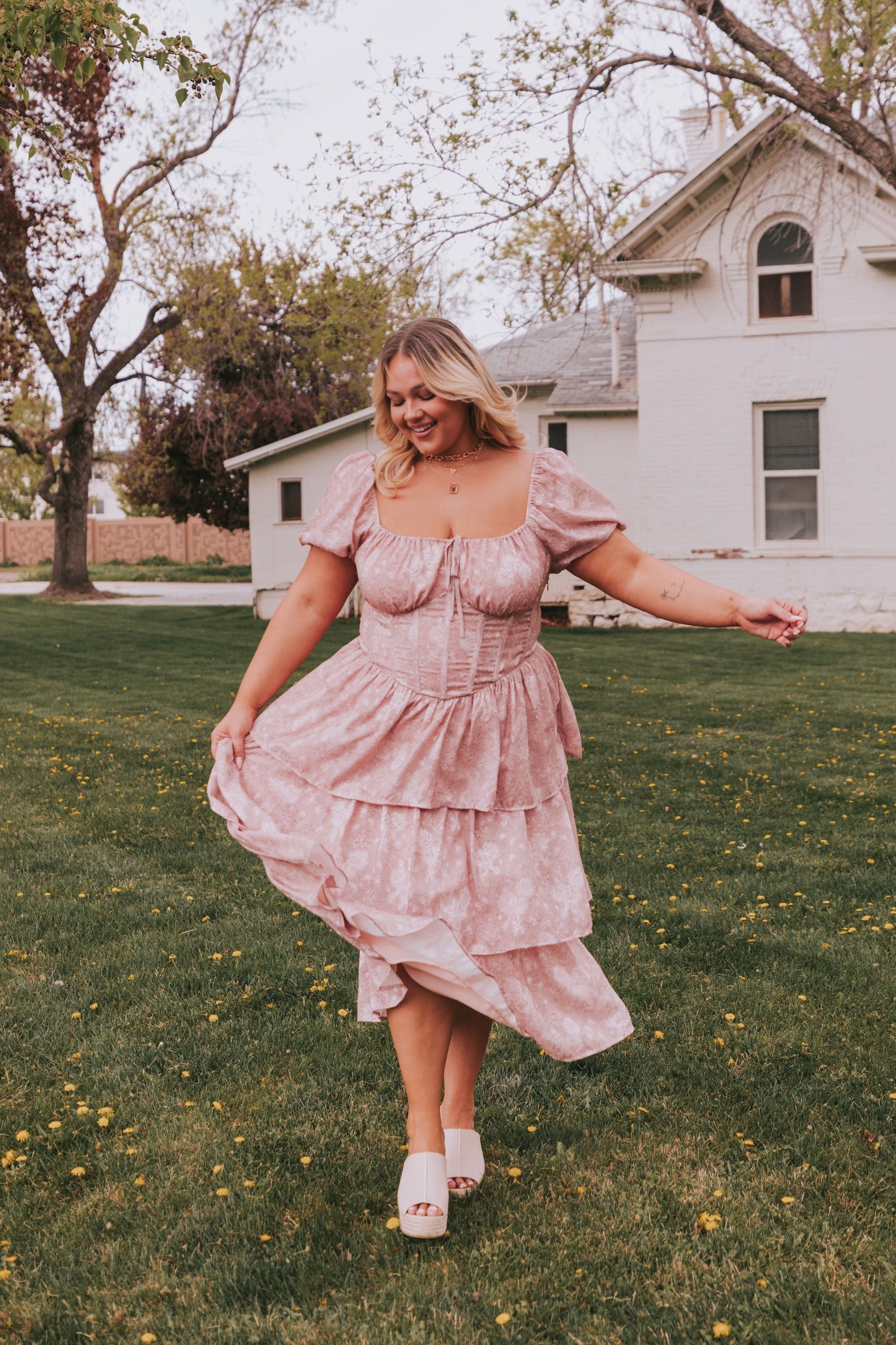 fashionably ever after maxi dress pink HAPPILY EVER AFTER TULLE MAXI DRESS WITH GLOVES AKIRA