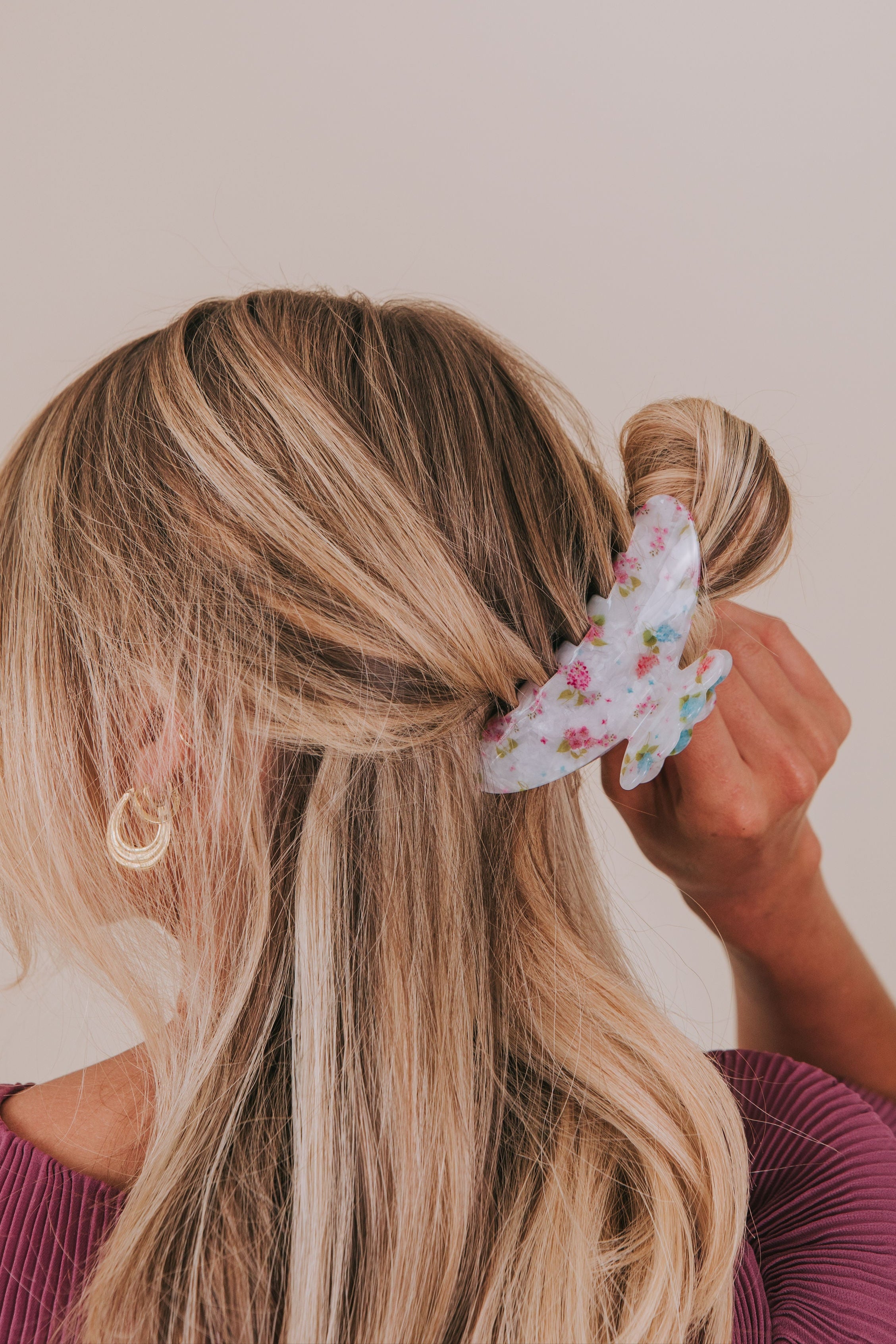 Picking Wildflowers Claw Clip