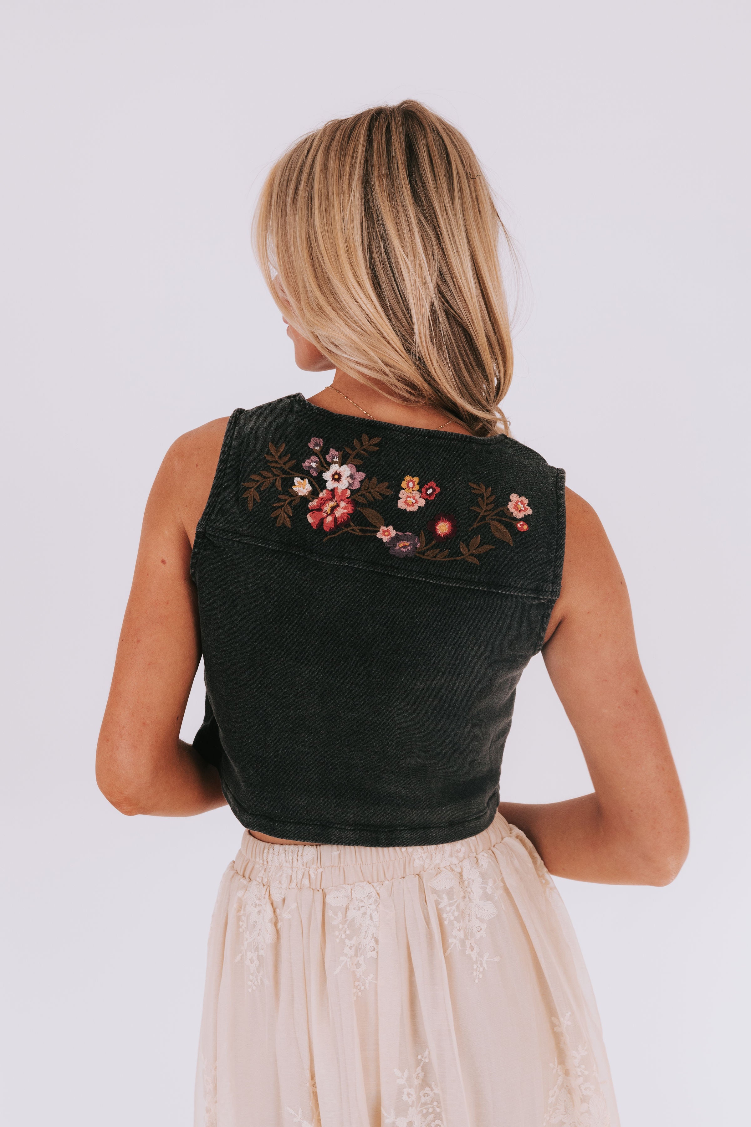 Touch Of Spring Vest - 2 Colors!