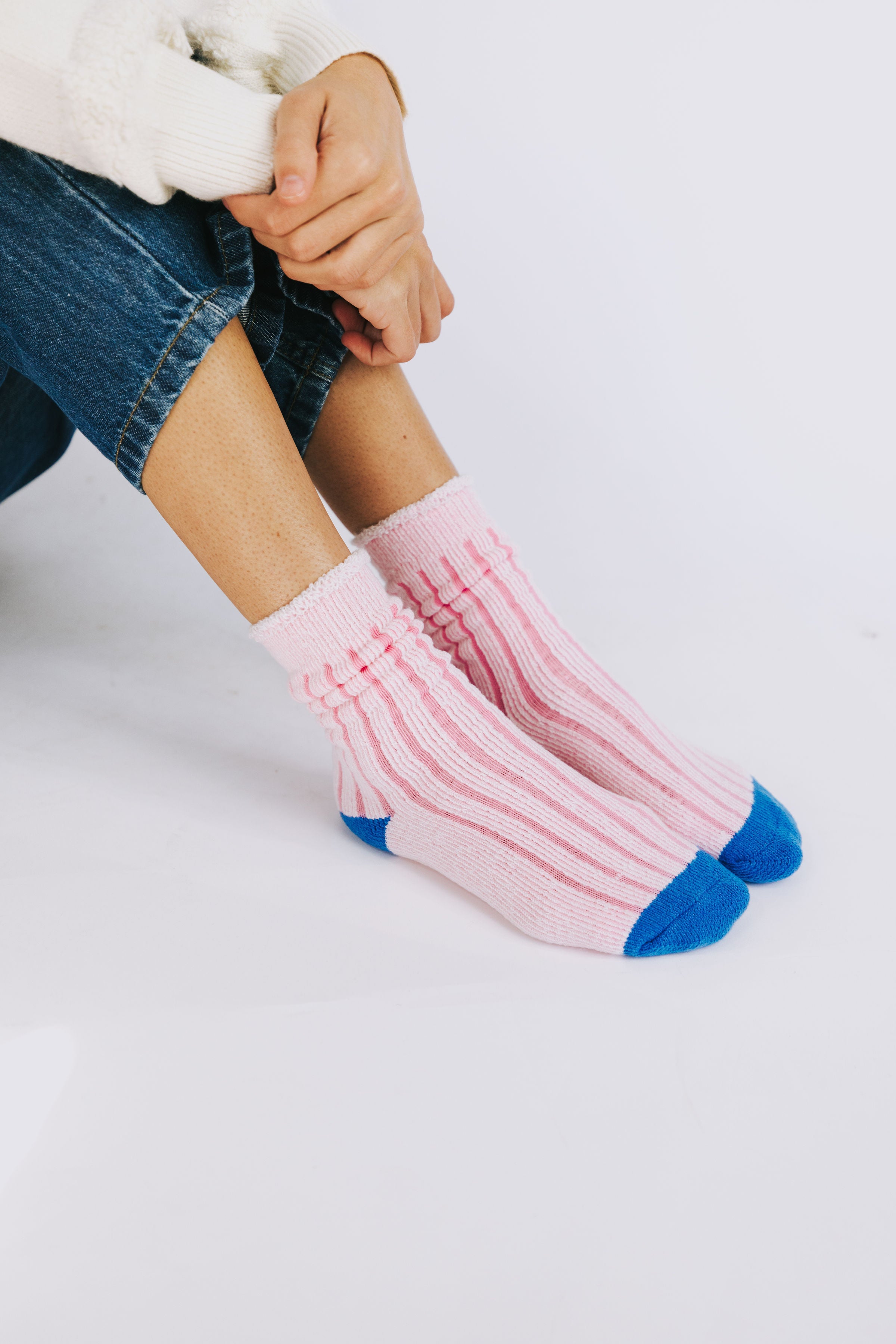 FREE PEOPLE - Plush Inside Out Crew Socks