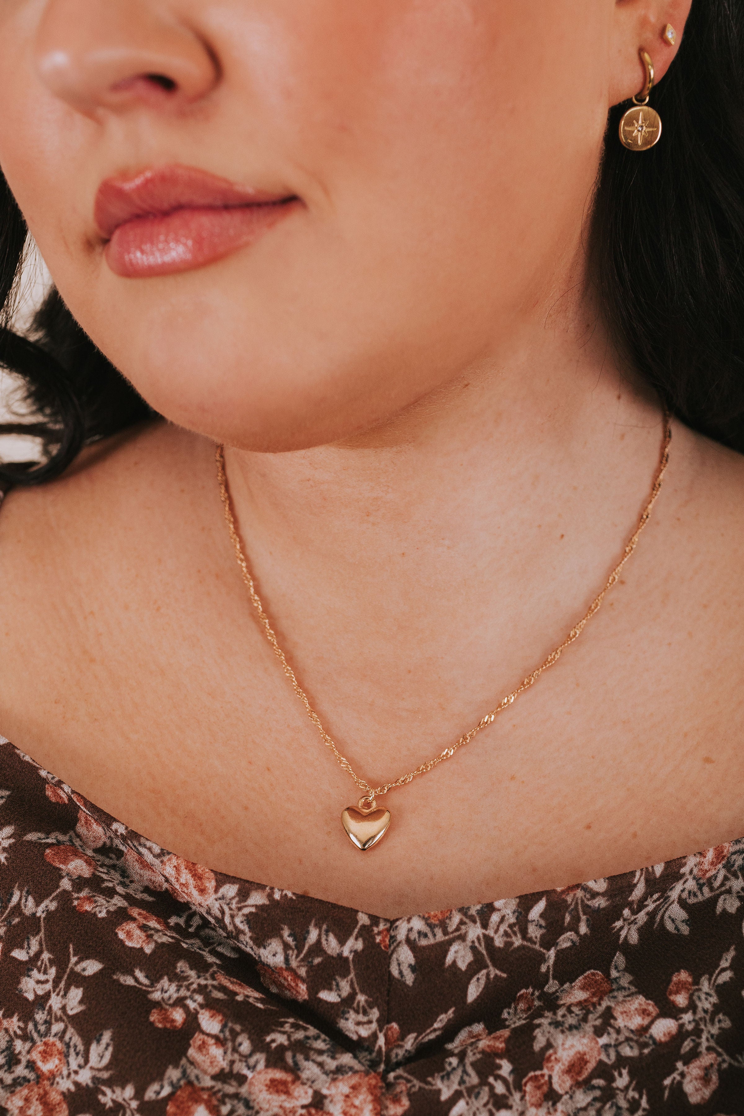 Fluttering Heart Necklace