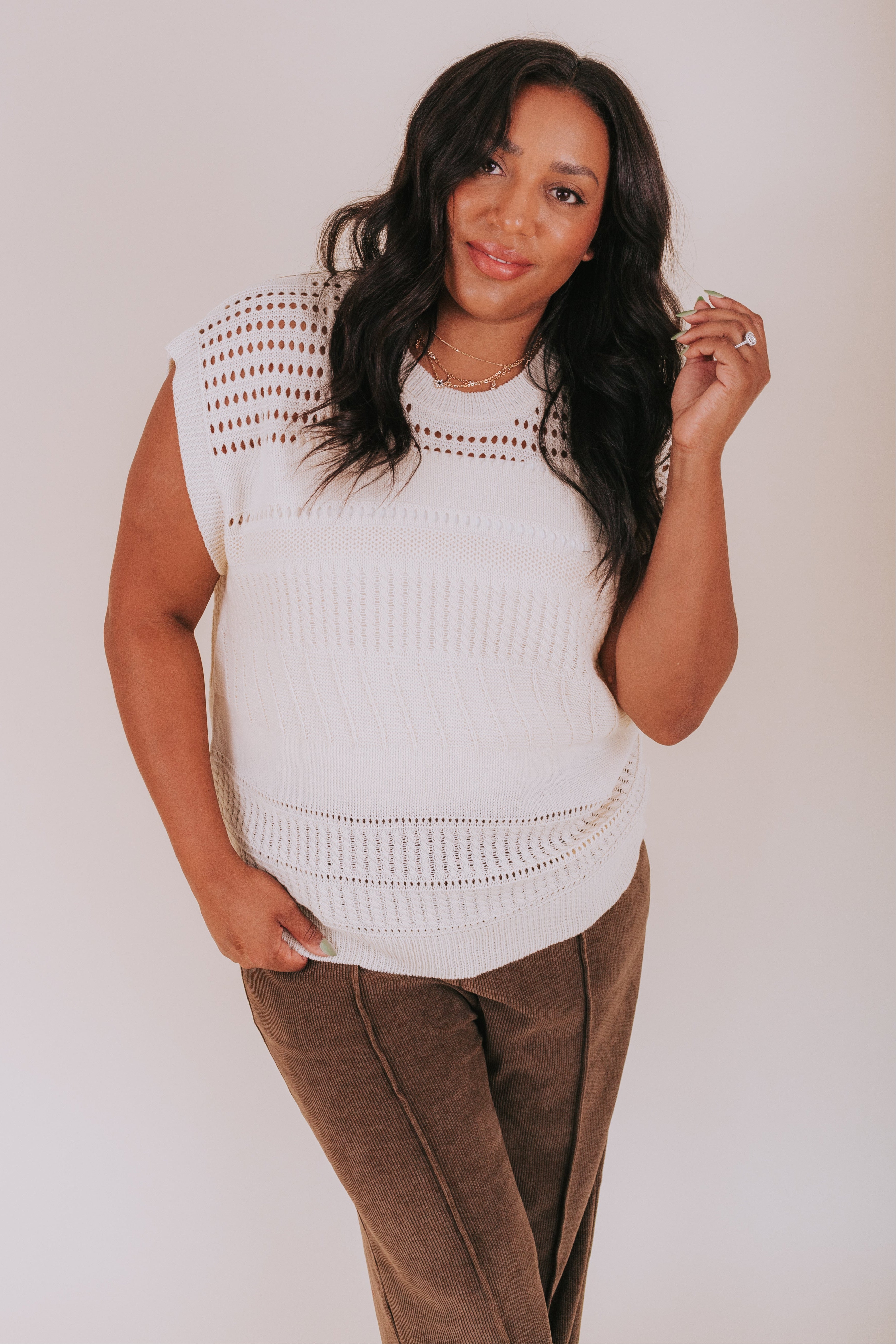 PLUS SIZE - Not Interested Top